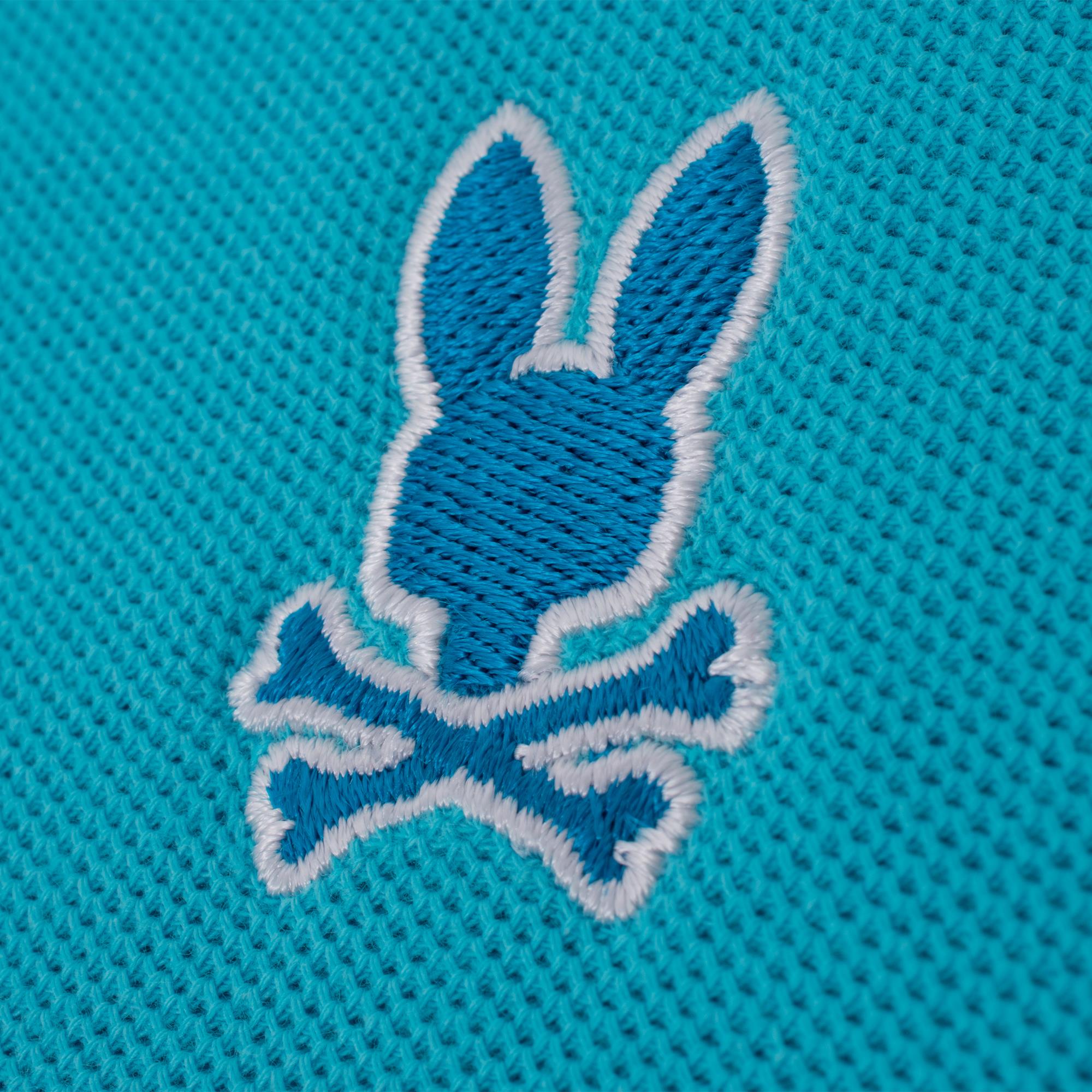 Psycho Bunny Granbury Pique Polo Shirt Aquarius