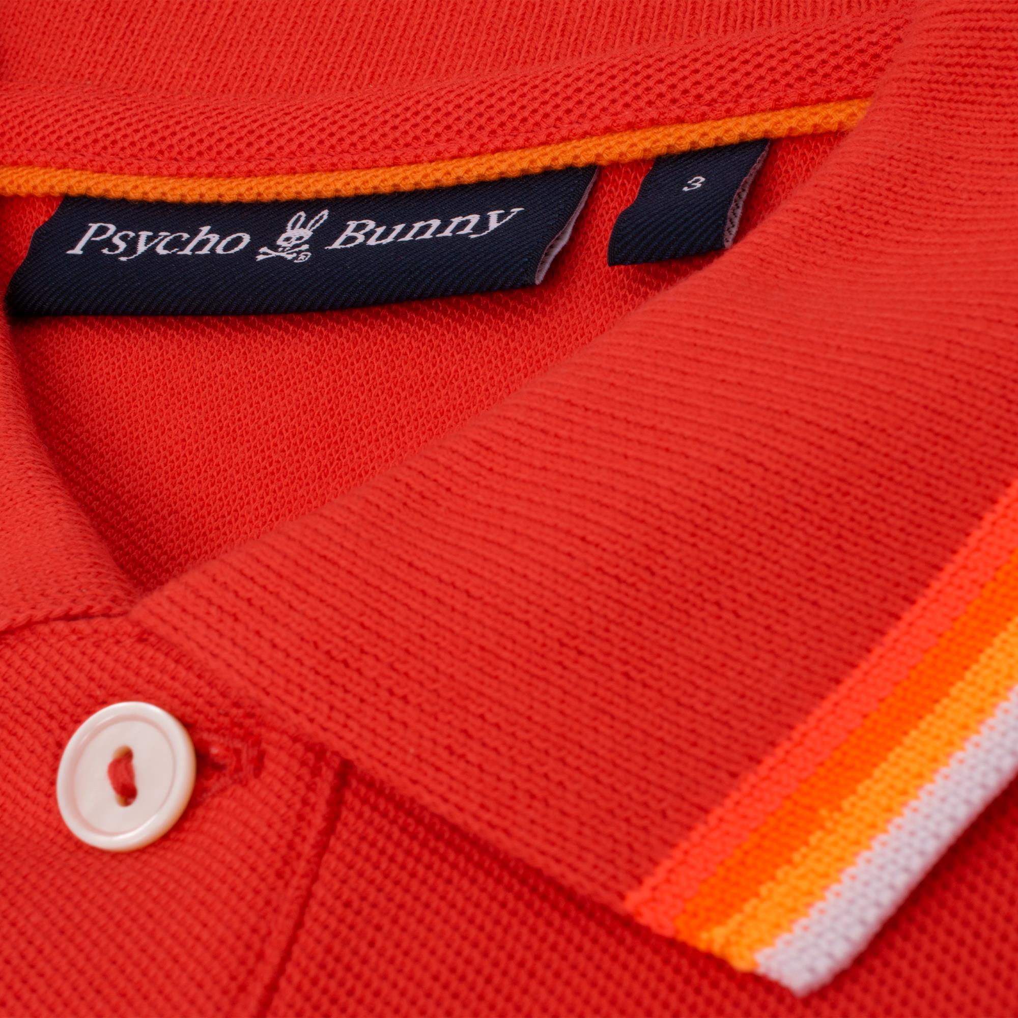Psycho Bunny Granbury Pique Polo Shirt Hibiscus