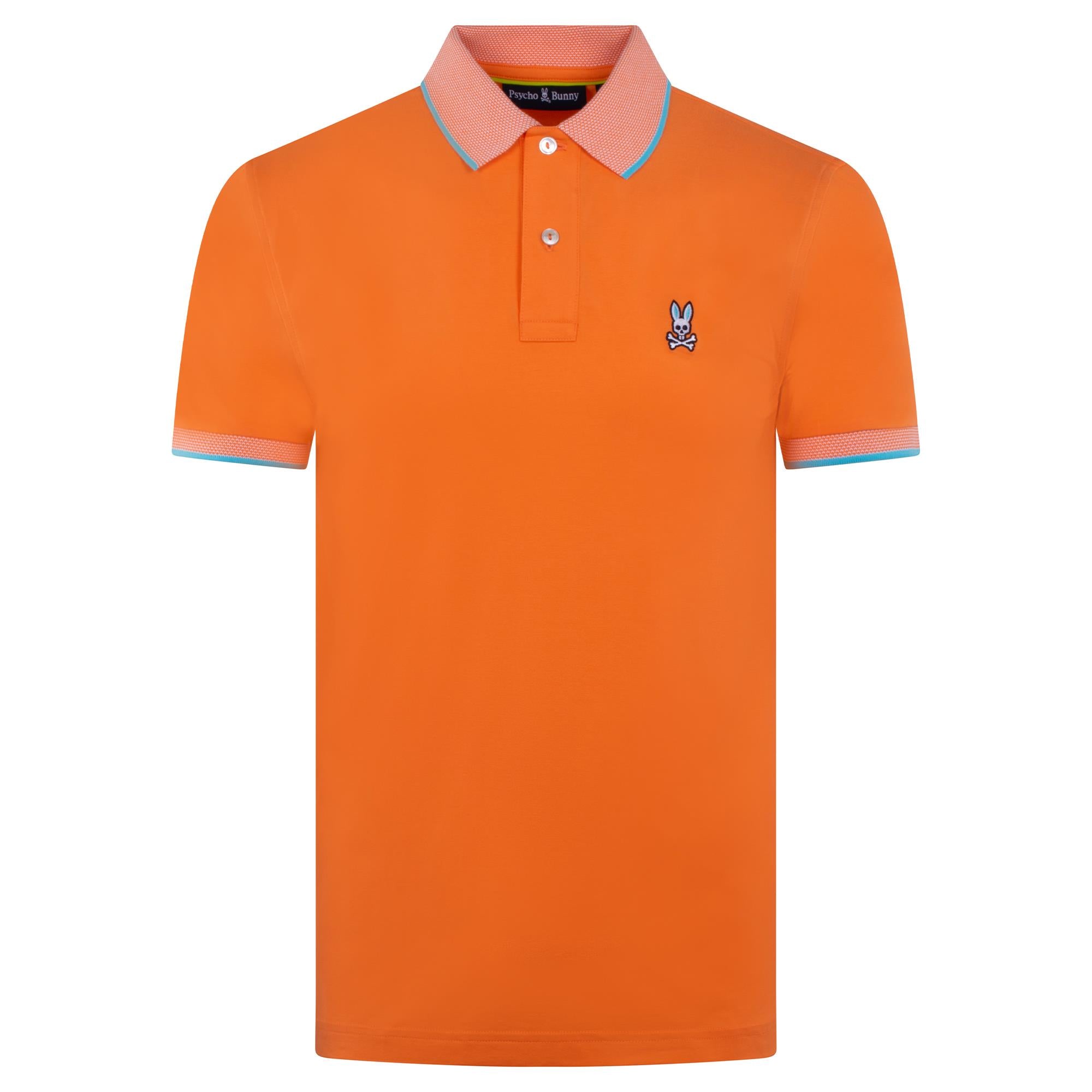 Psycho Bunny Northlake Jersey Polo Shirt Nectarine