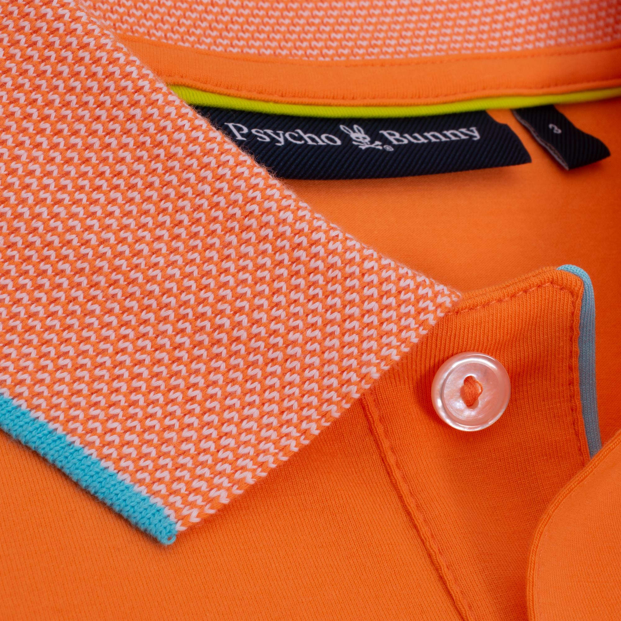 Psycho Bunny Northlake Jersey Polo Shirt Nectarine