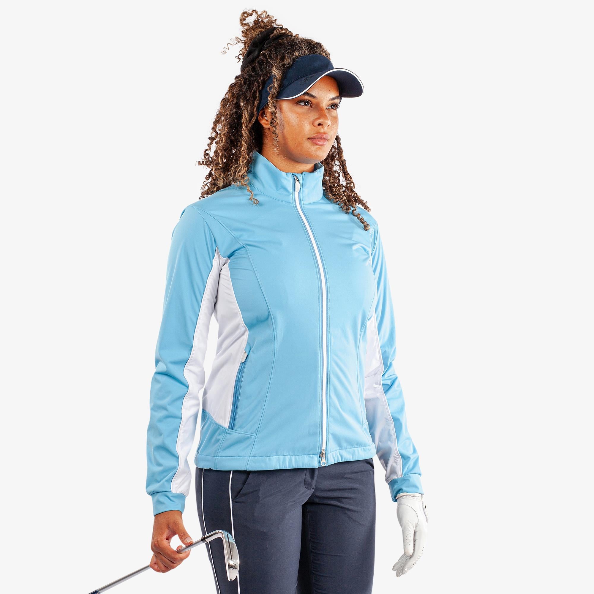 Galvin Green Larissa Interface-1 Ladies Golf Windstopper Alaskan Blue/White