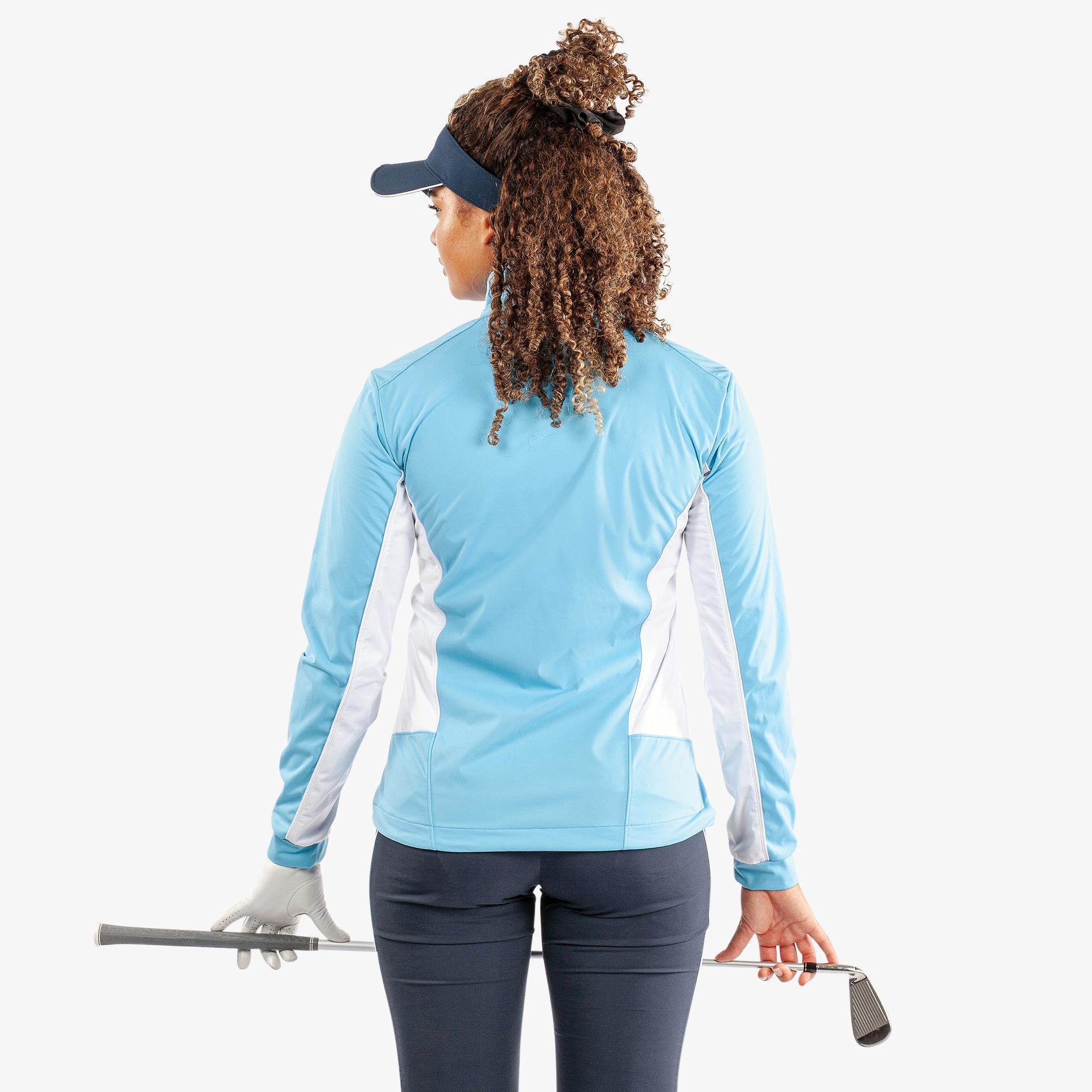 Galvin Green Larissa Interface-1 Ladies Golf Windstopper Alaskan Blue/White