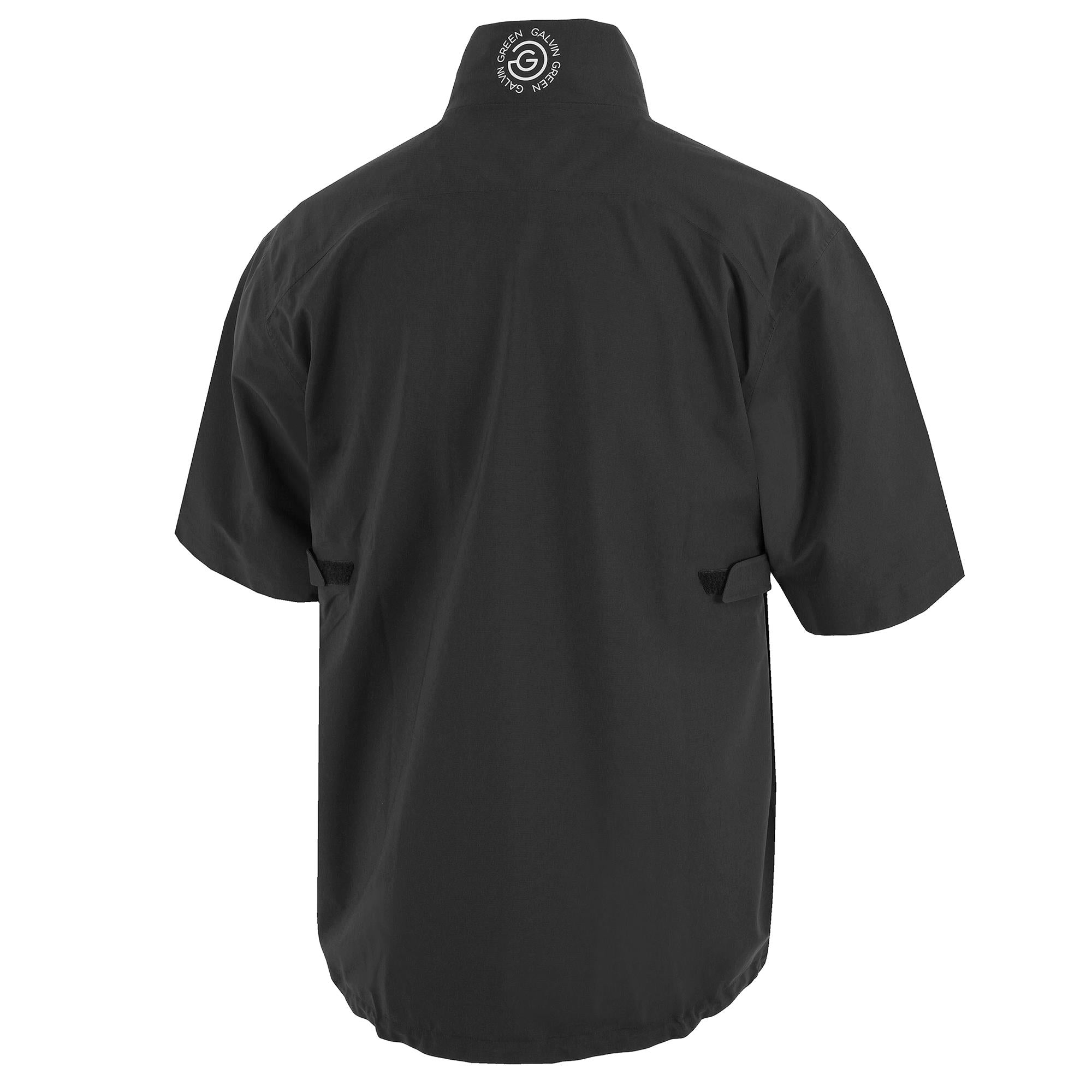 Galvin Green Axl Paclite Gore-Tex Mens Short Sleeve Waterproof Golf Jacket Black
