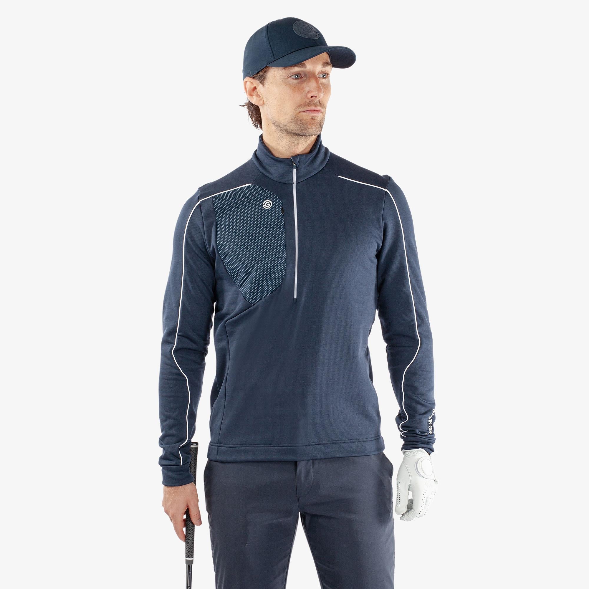 Galvin Green Dave Insulate Mens Golf Mid Layer Navy/White