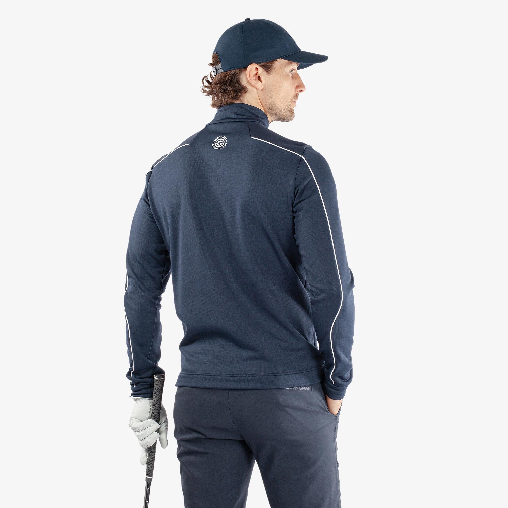 Galvin Green Dave Insulate Mens Golf Mid Layer Navy/White