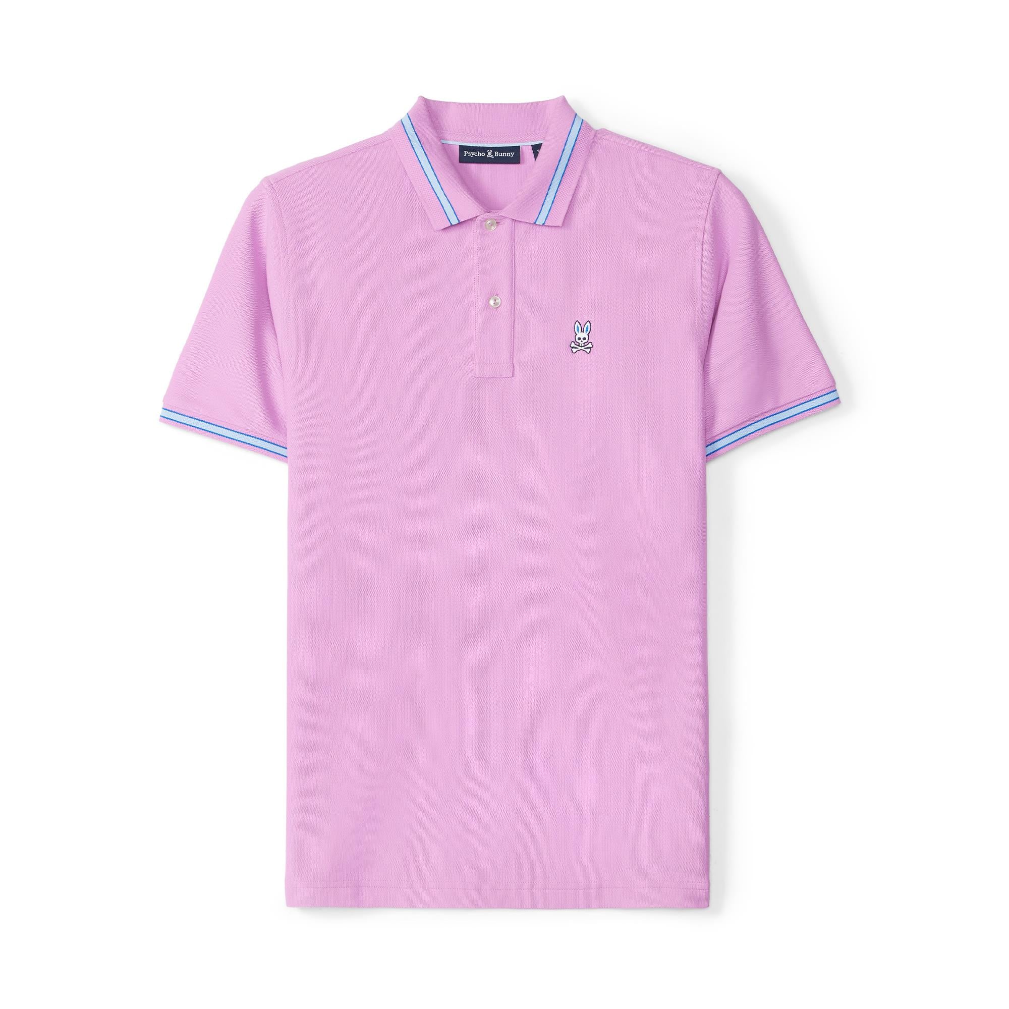 Psycho Bunny Irving Pique Polo Shirt Violet