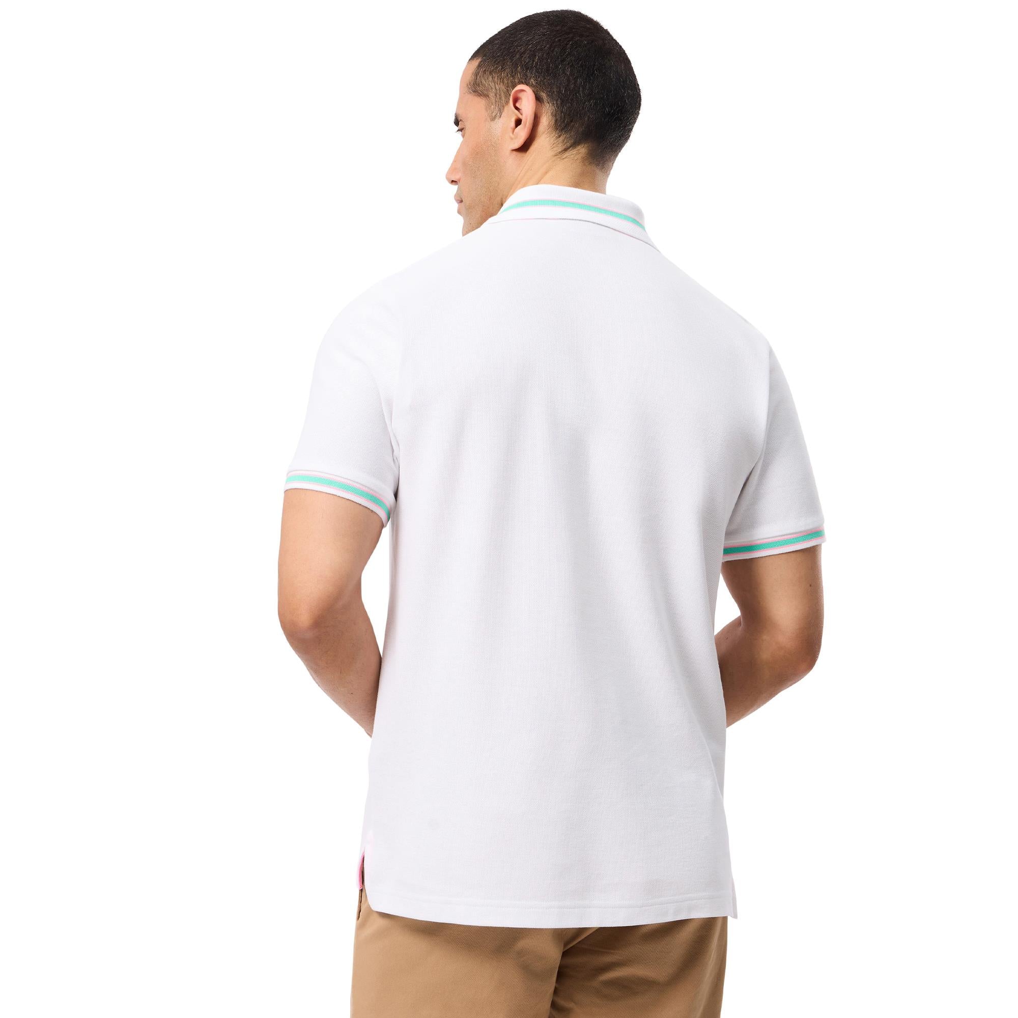 Psycho Bunny Irving Pique Polo Shirt White