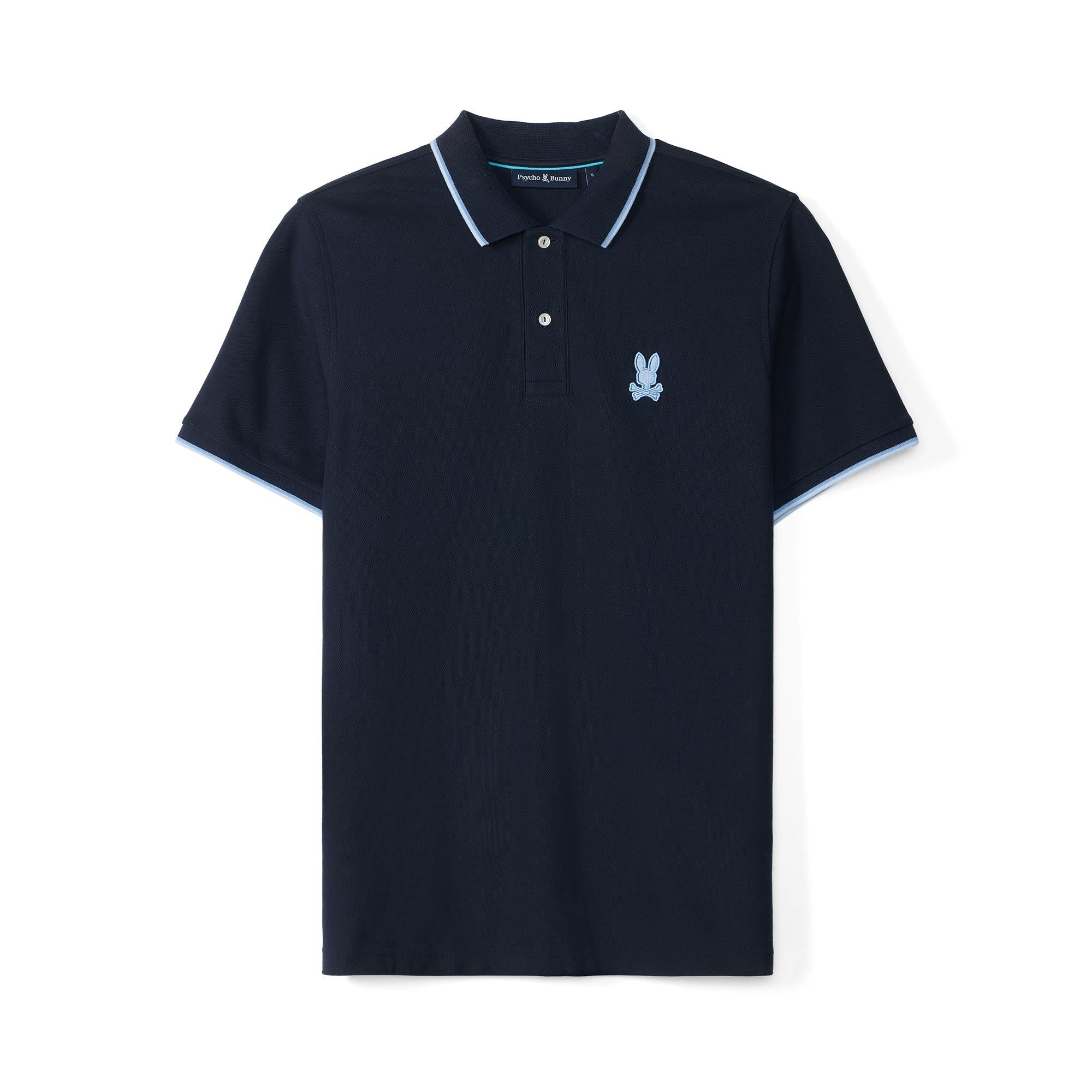 Psycho Bunny Houston Pique Polo Shirt Navy