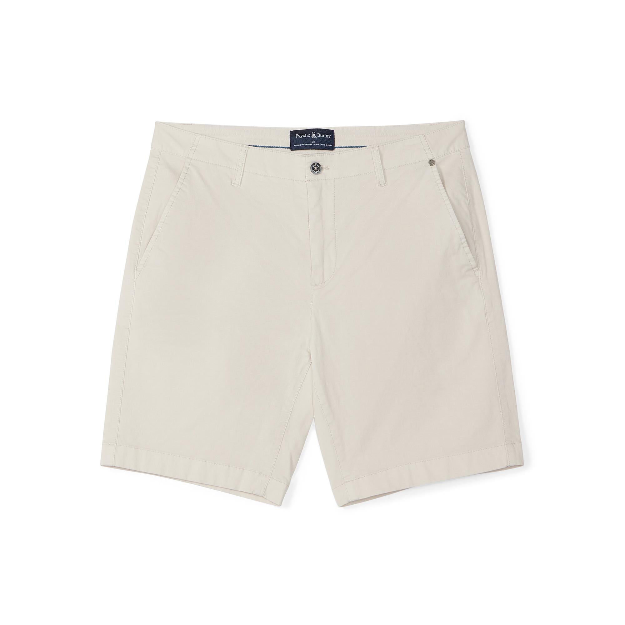 Psycho Bunny Diego Chino Shorts Natural Linen