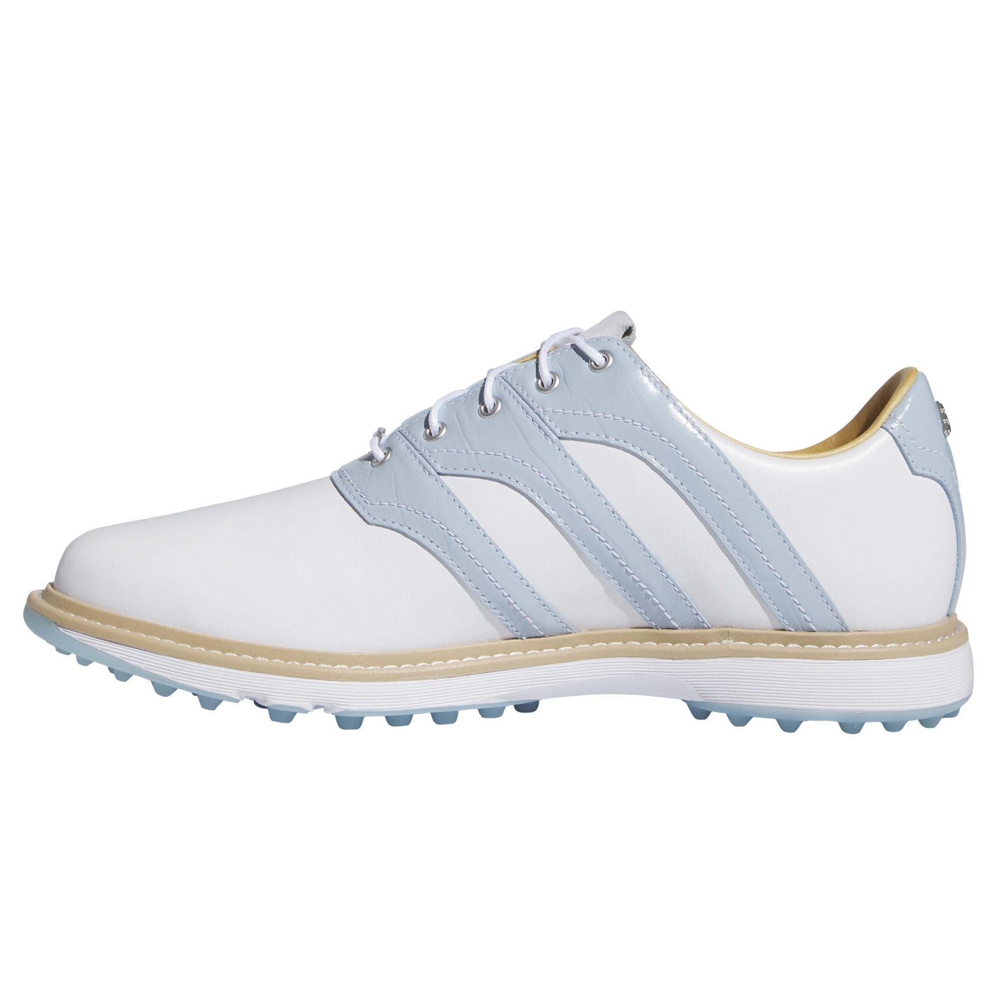 Adidas MC Z Traxion Ladies Golf Shoes White/Wonder Blue/Savannah
