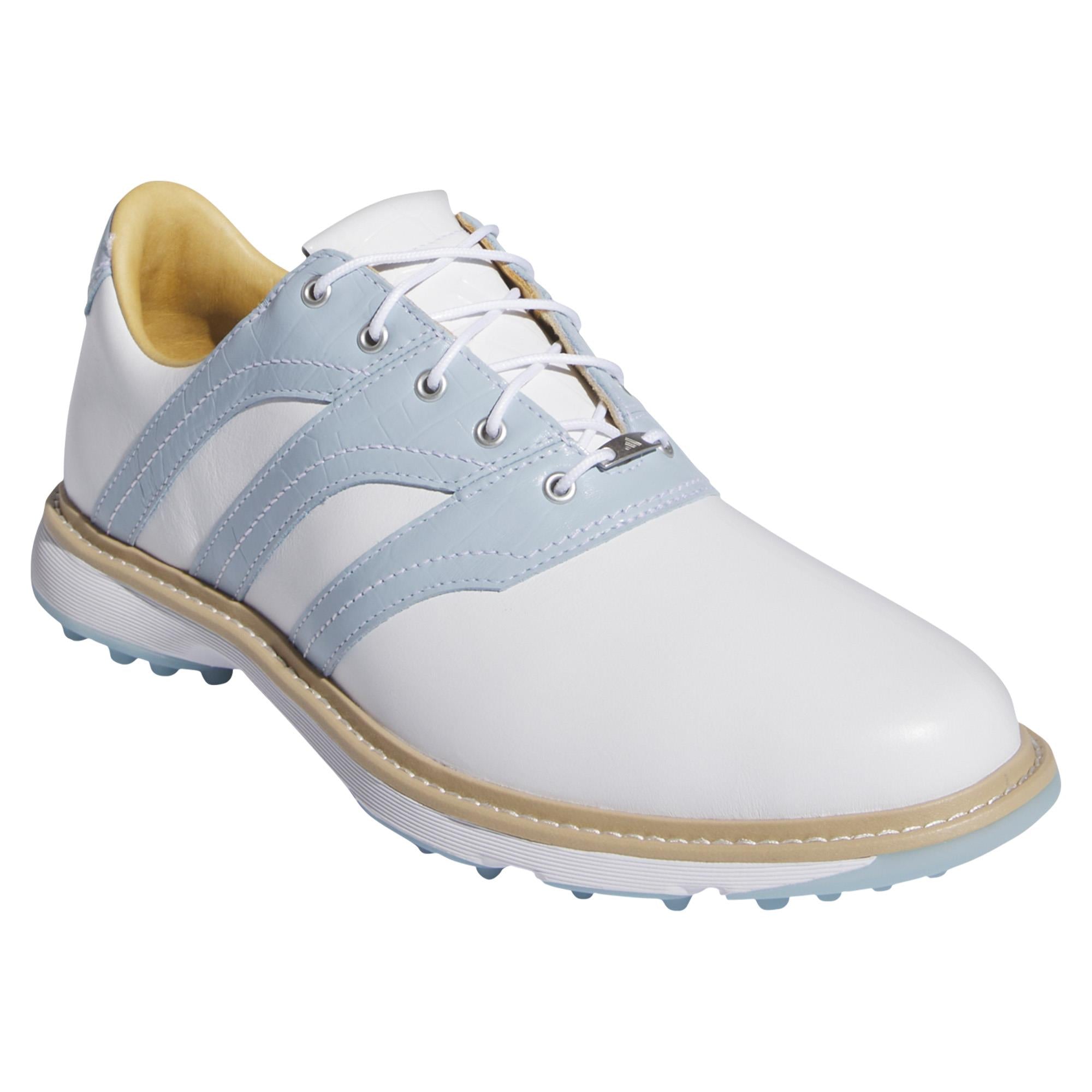 Adidas MC Z Traxion Ladies Golf Shoes White/Wonder Blue/Savannah