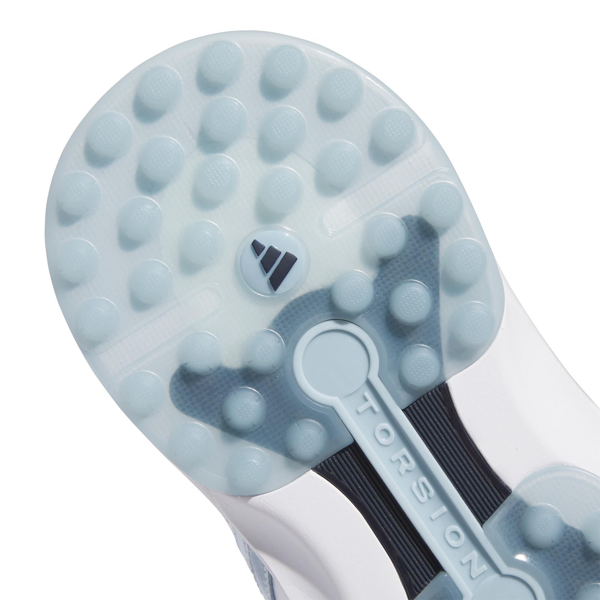 Adidas MC Z Traxion Ladies Golf Shoes White/Wonder Blue/Savannah