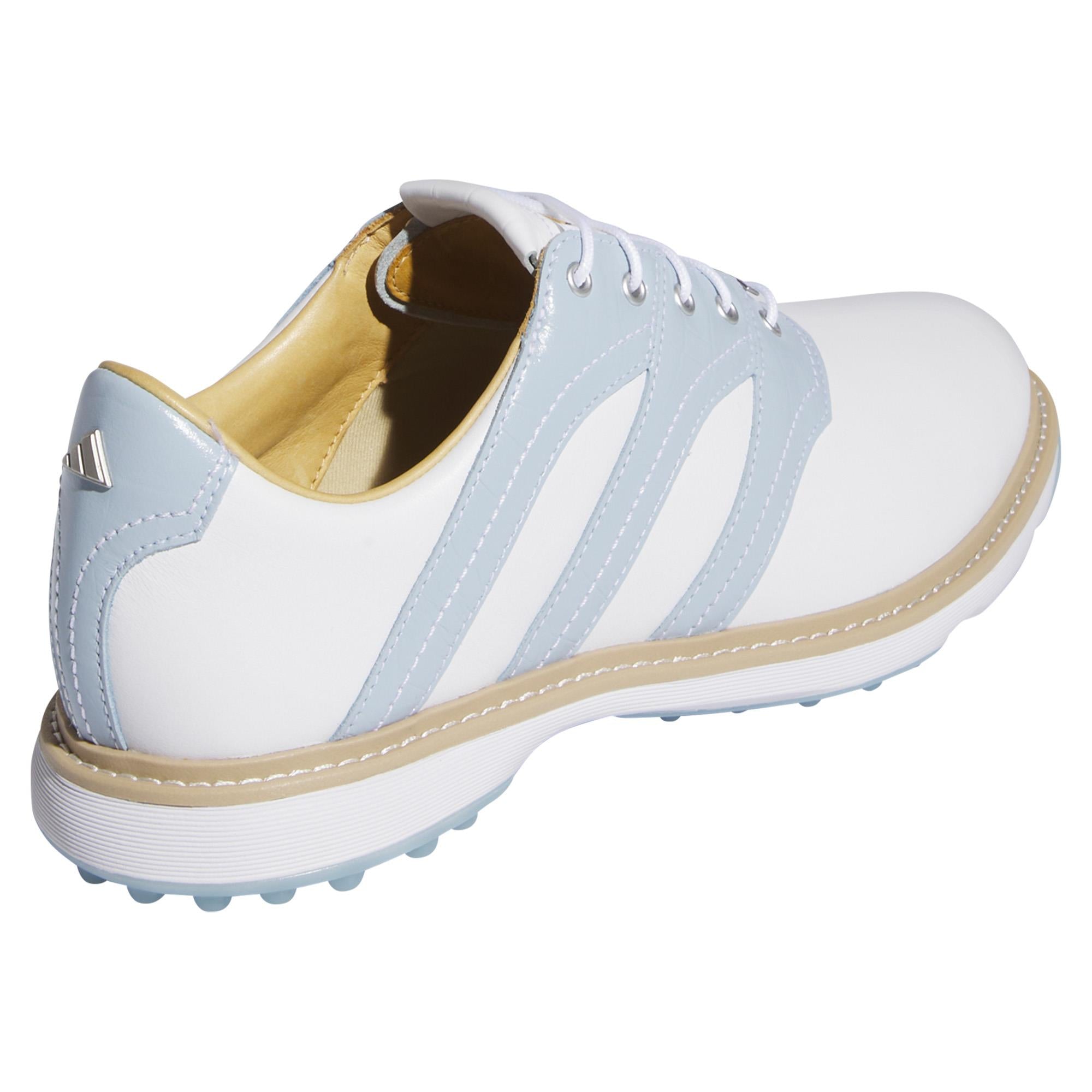 Adidas MC Z Traxion Ladies Golf Shoes White/Wonder Blue/Savannah
