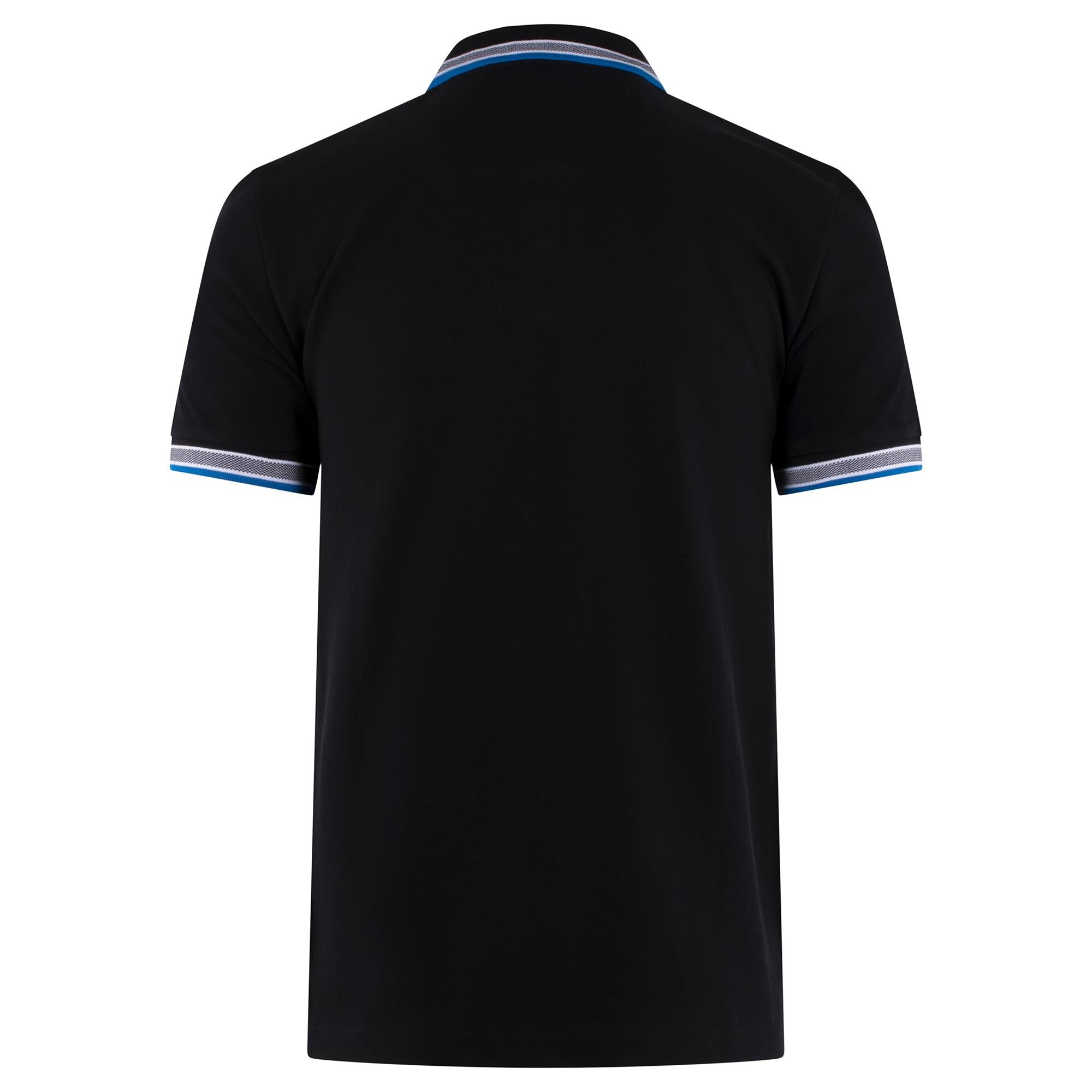 Boss Paddy Cotton Pique Mens Polo Shirt Black