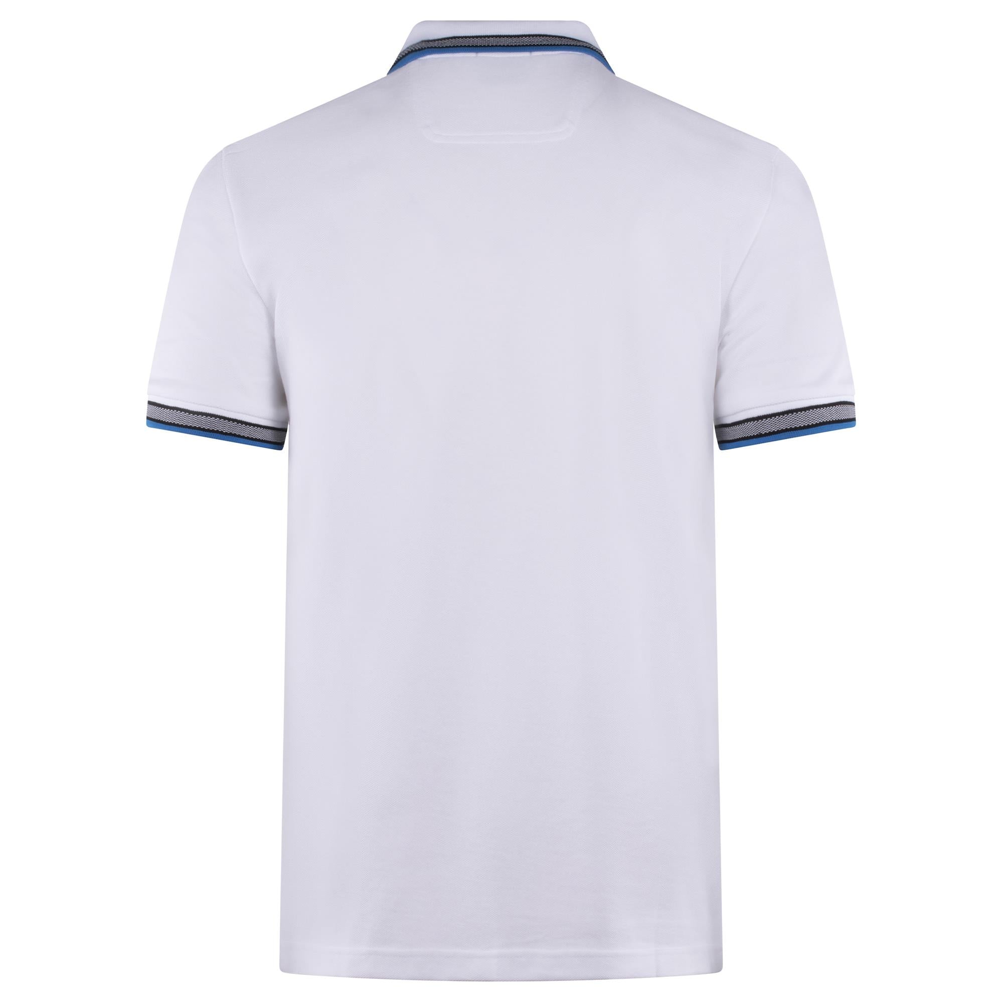 Boss Paddy Cotton Pique Mens Polo Shirt White