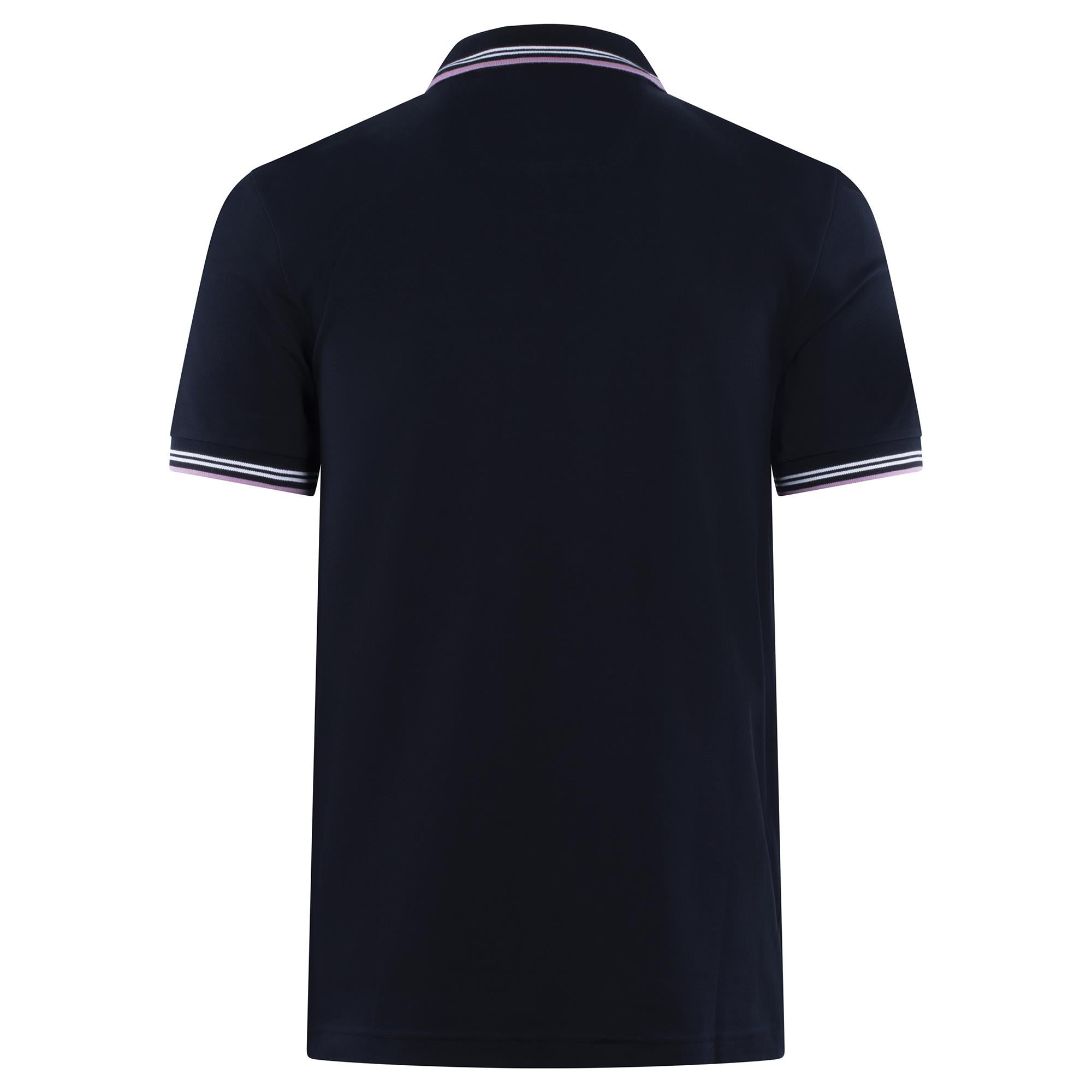 Boss Paul Stretch Cotton Slim Fit Mens Polo Shirt Navy