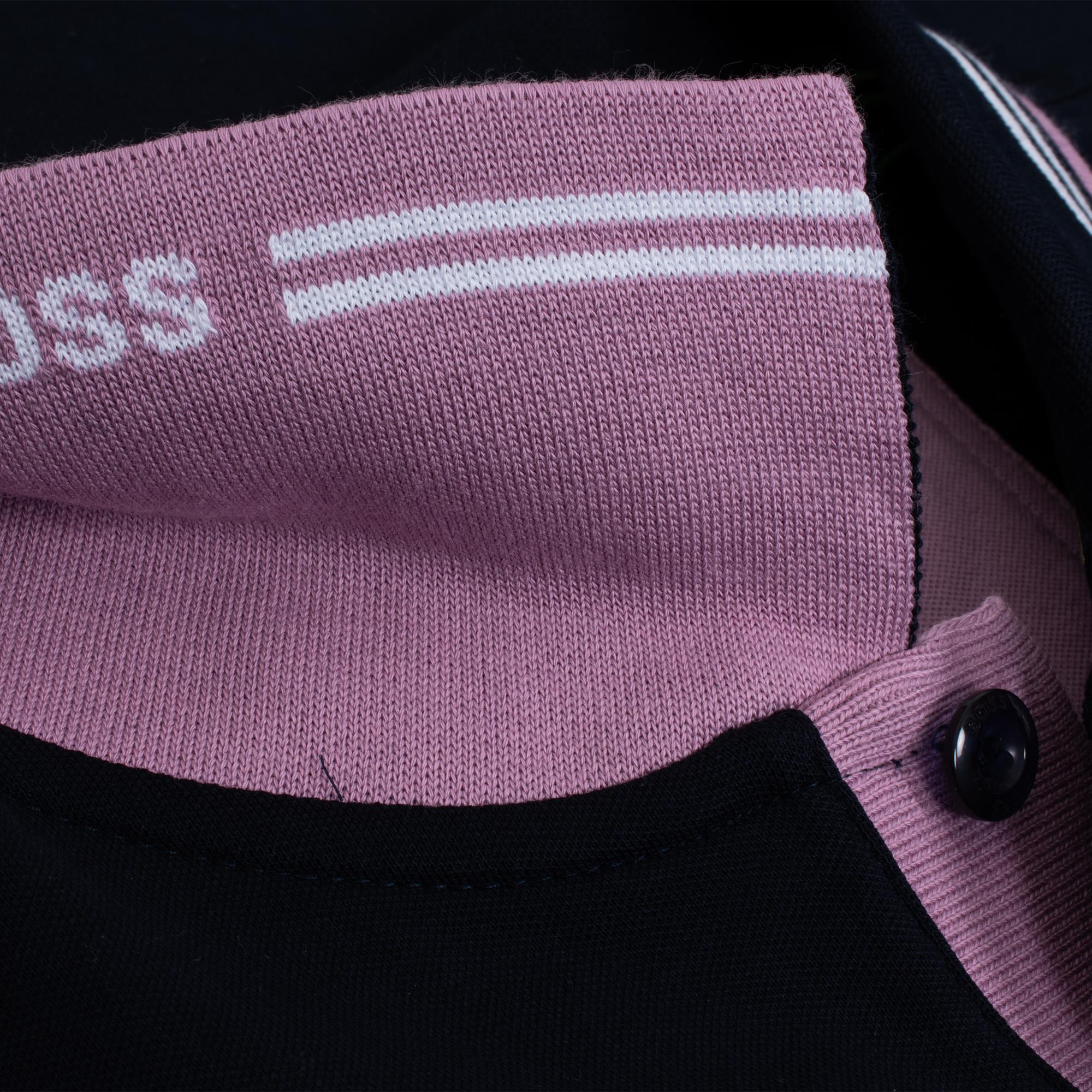 Boss Paul Stretch Cotton Slim Fit Mens Polo Shirt Navy