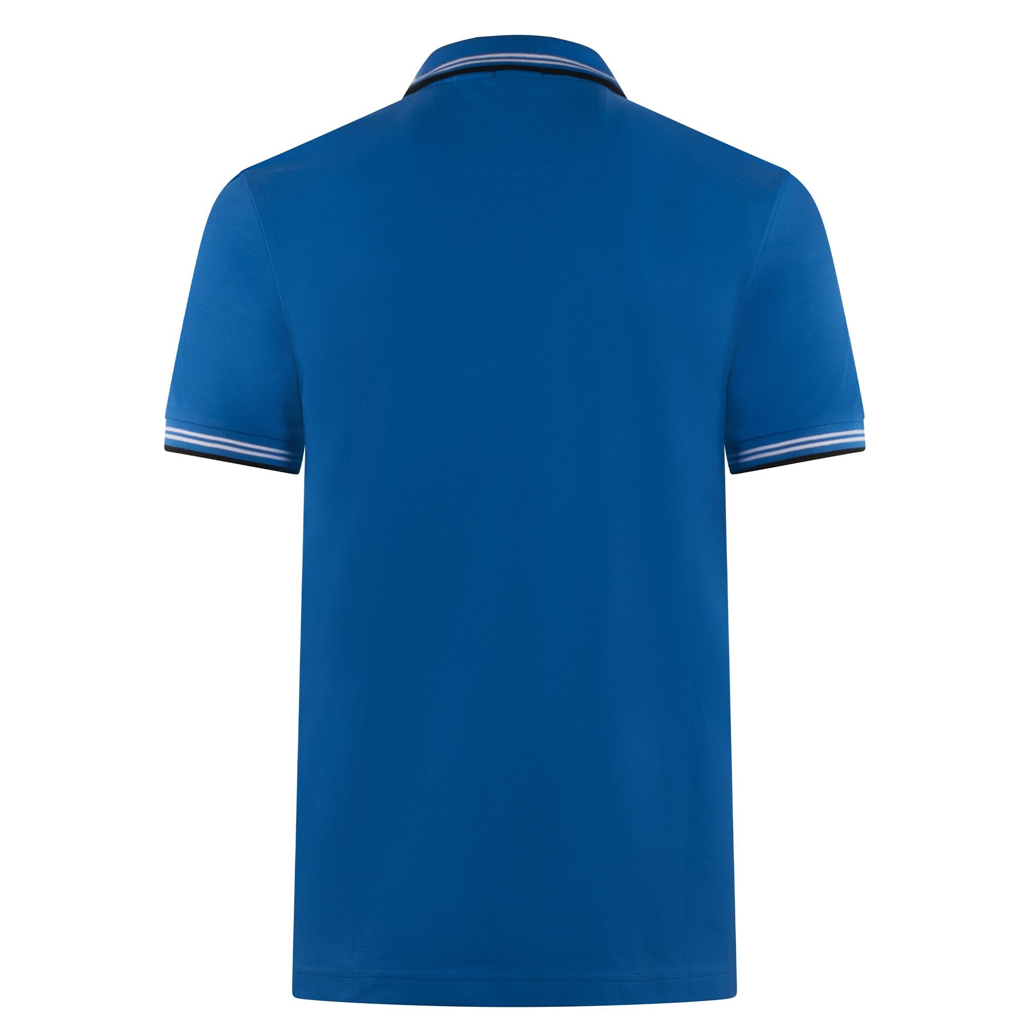 Boss Paul Stretch Cotton Slim Fit Mens Polo Shirt Light Blue