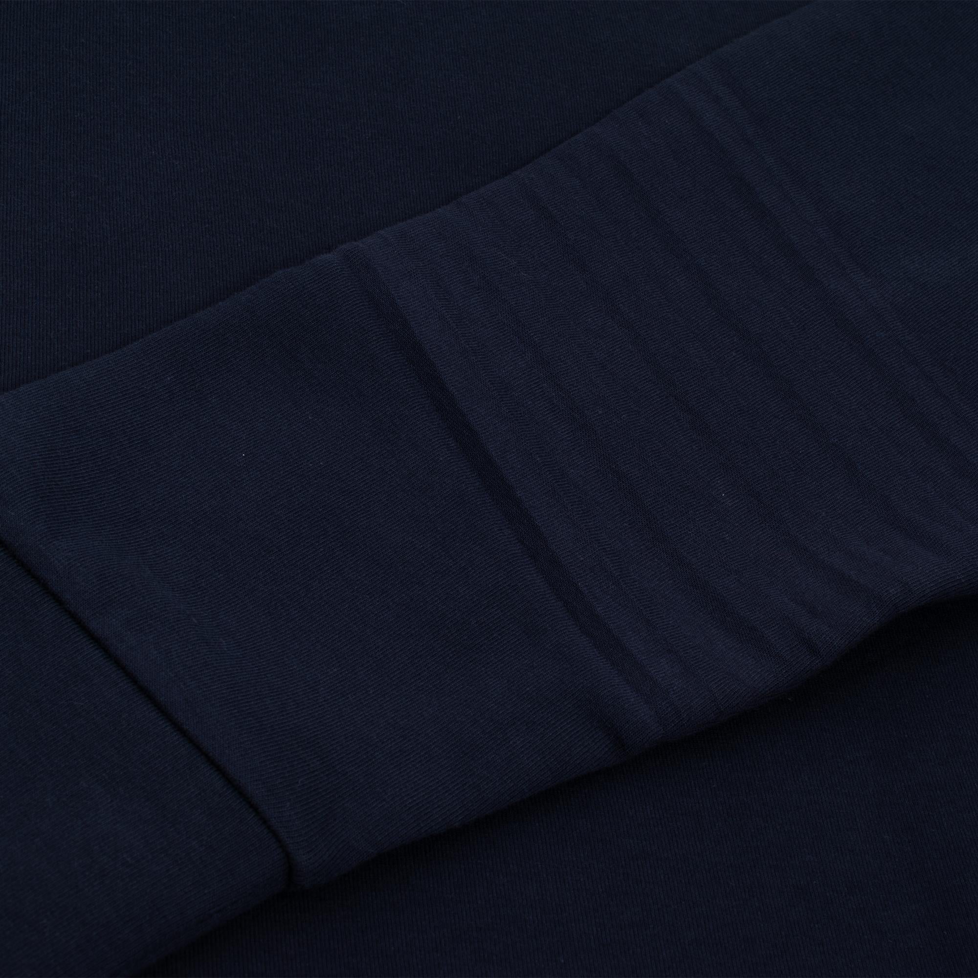 Boss Sweat 1 Stretch Cotton Quarter Zip Sweatshirt Navy