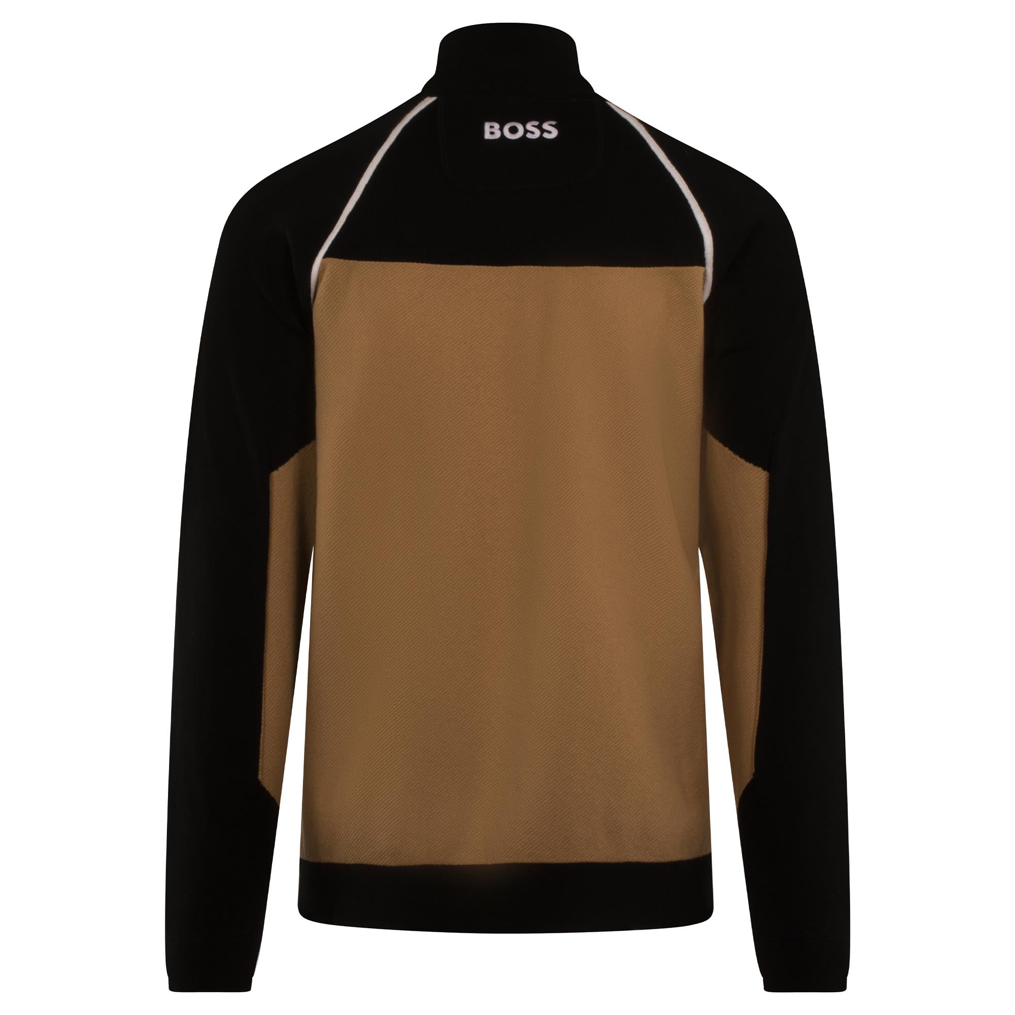 Boss Hydro-X Mens Quarter Zip Sweater Black