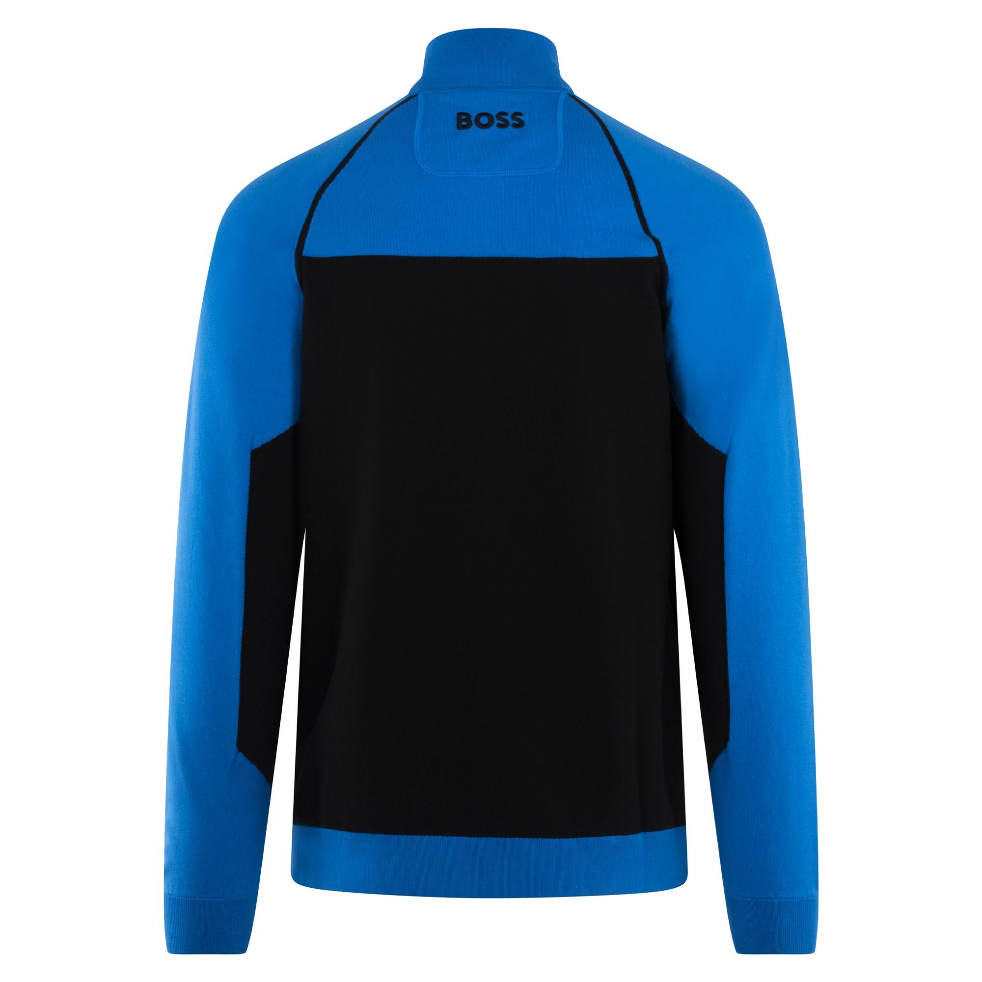 Boss Hydro-X Quarter Zip Mens Sweater Light Blue