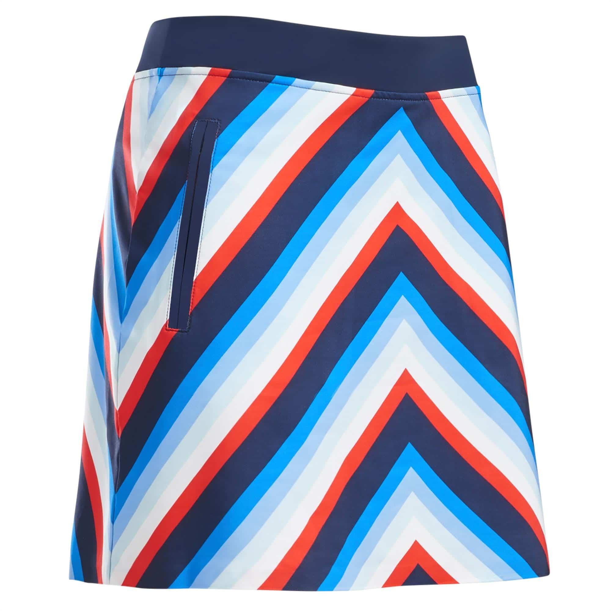 Ladies G/FORE Chevron Stripe Skort Twilight 41CM