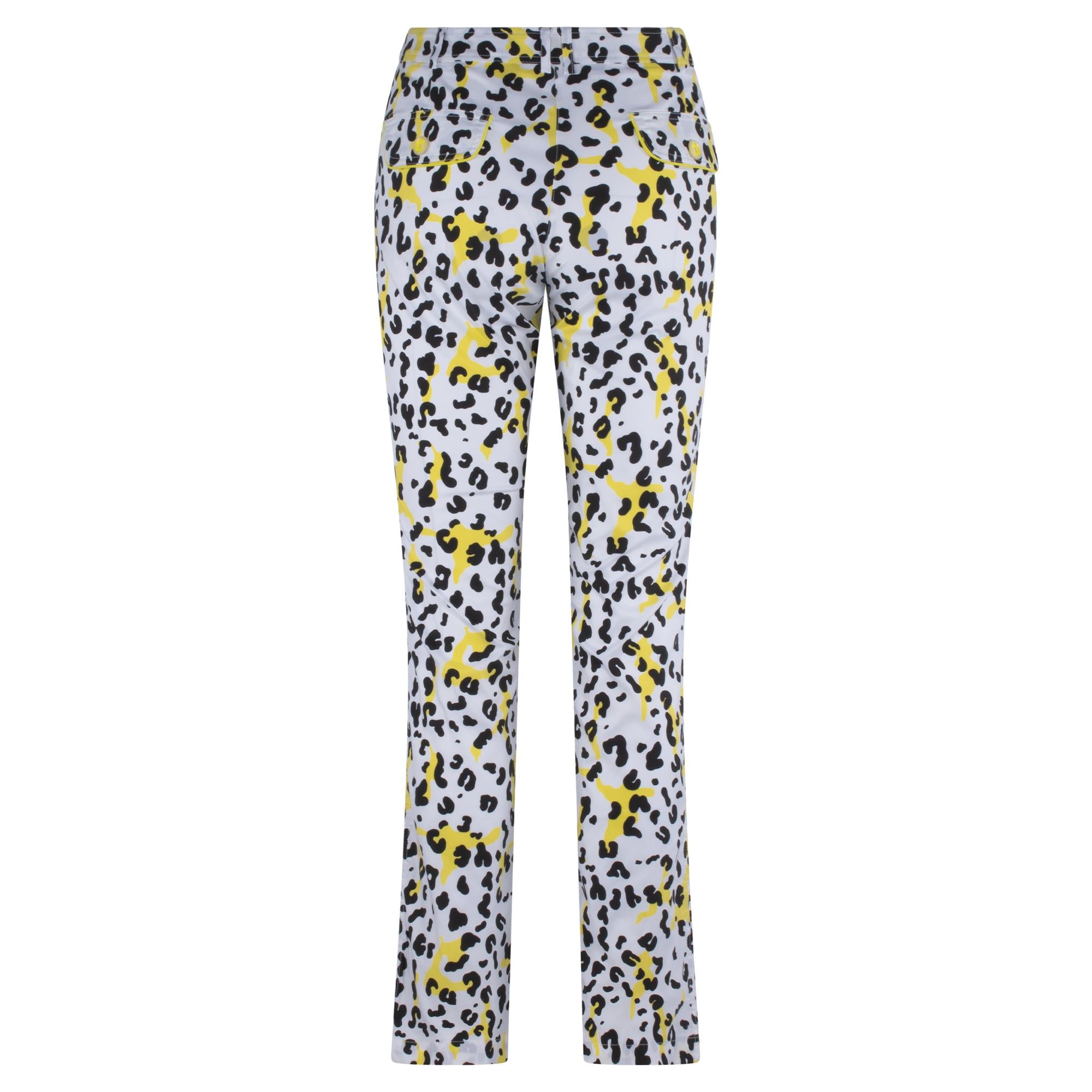 Masters Golf Fashion Printed Ladies Golf Trouser White