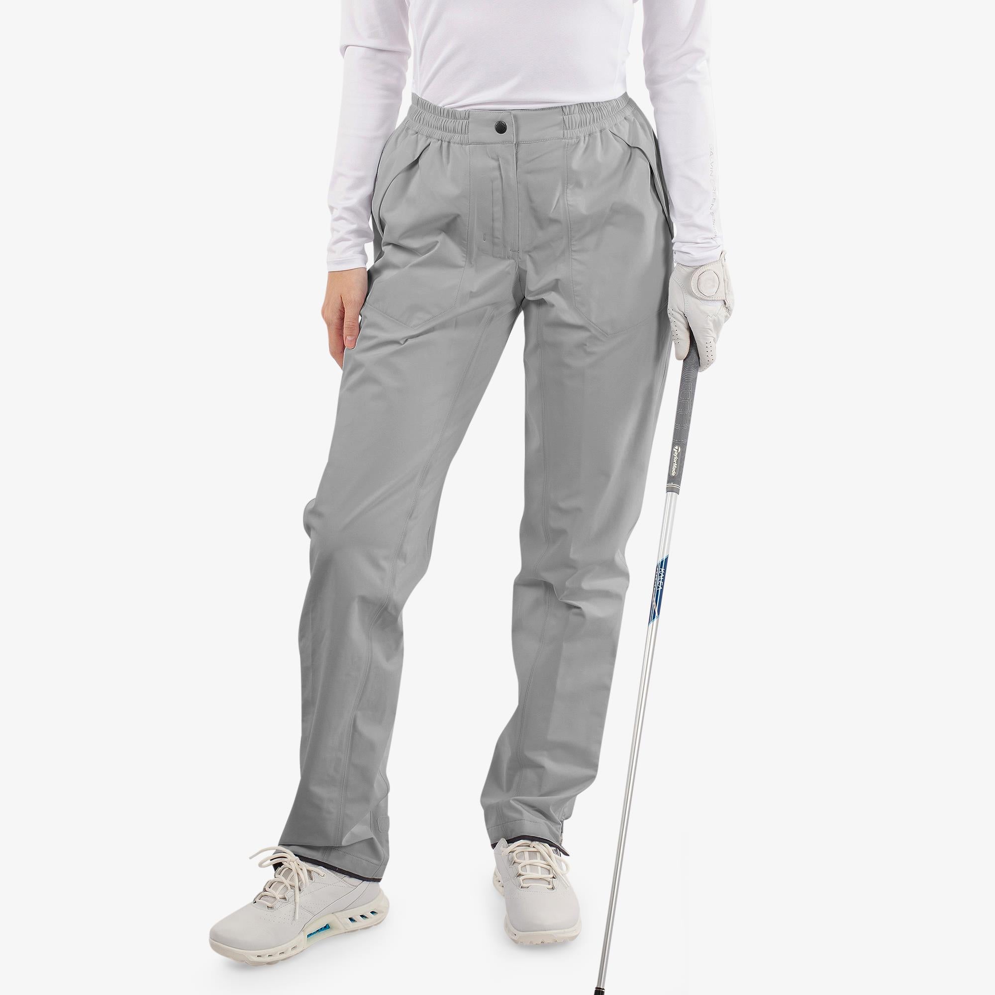 Galvin Green Angie Dryvr Pertex Ladies Waterproof Trousers Cool Grey