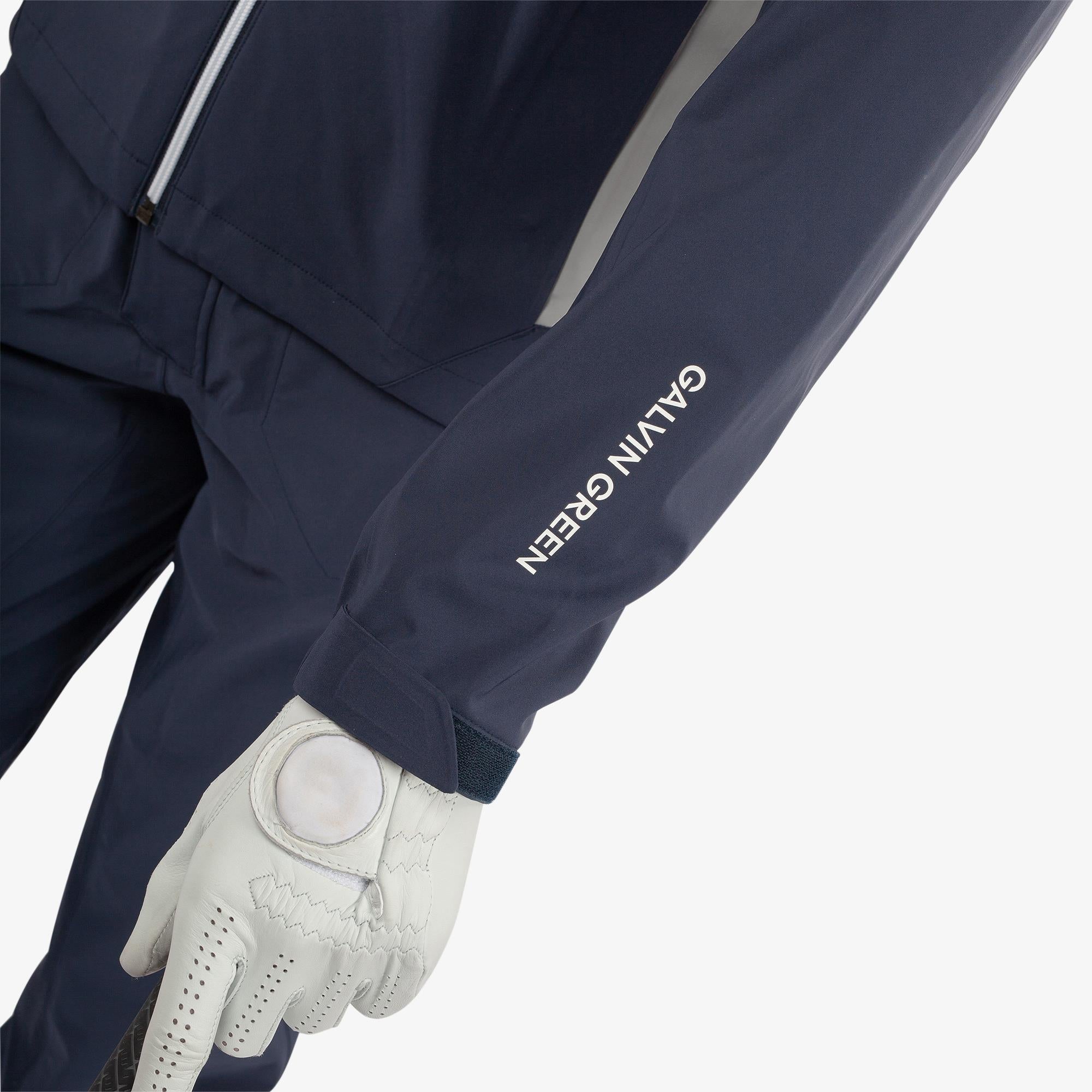 Galvin Green Ames Dryvr Pertex Mens Waterproof Golf Jacket Navy/Cool Grey
