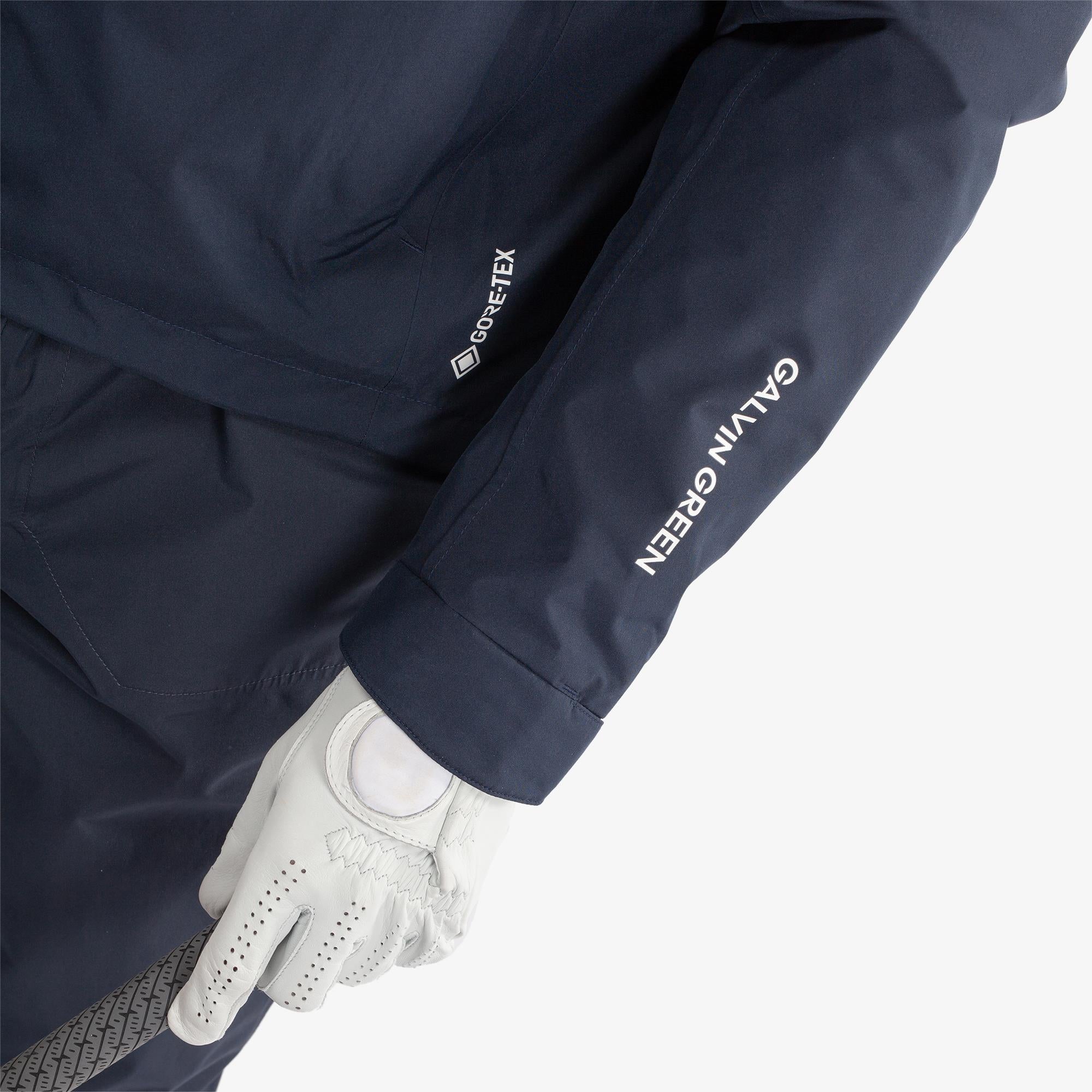 Galvin Green Anton Gore-Tex Mens Waterproof Golf Jacket Navy/Red