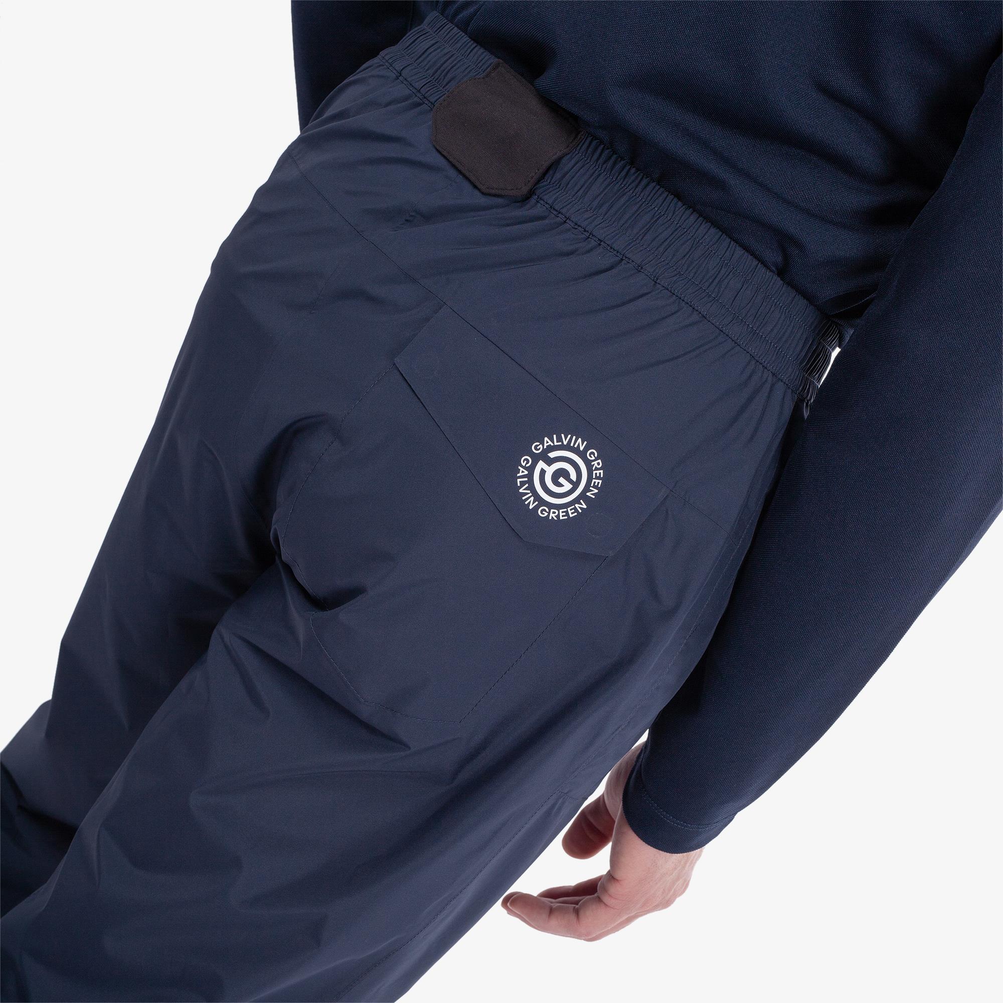 Galvin Green Alan Dryvr Pertex Mens Waterproof Golf Trousers Navy
