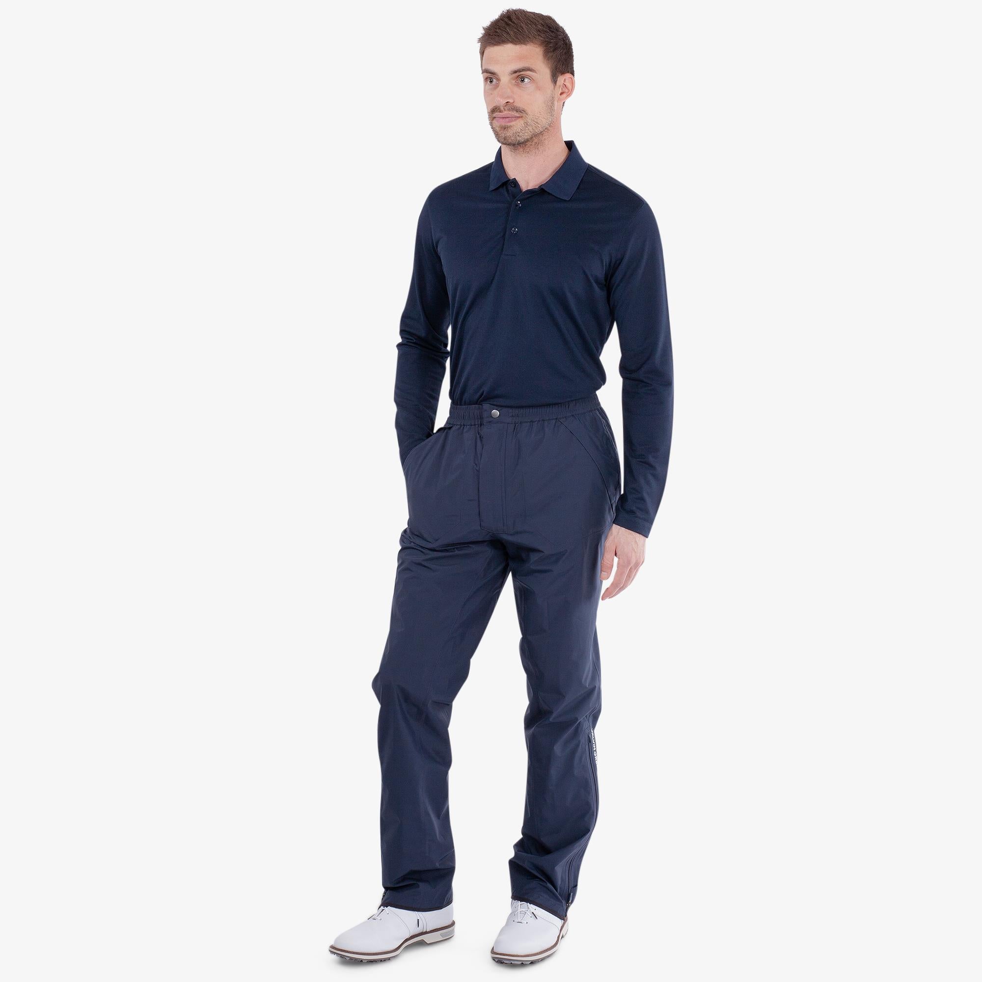 Galvin Green Alan Dryvr Pertex Mens Waterproof Golf Trousers Navy