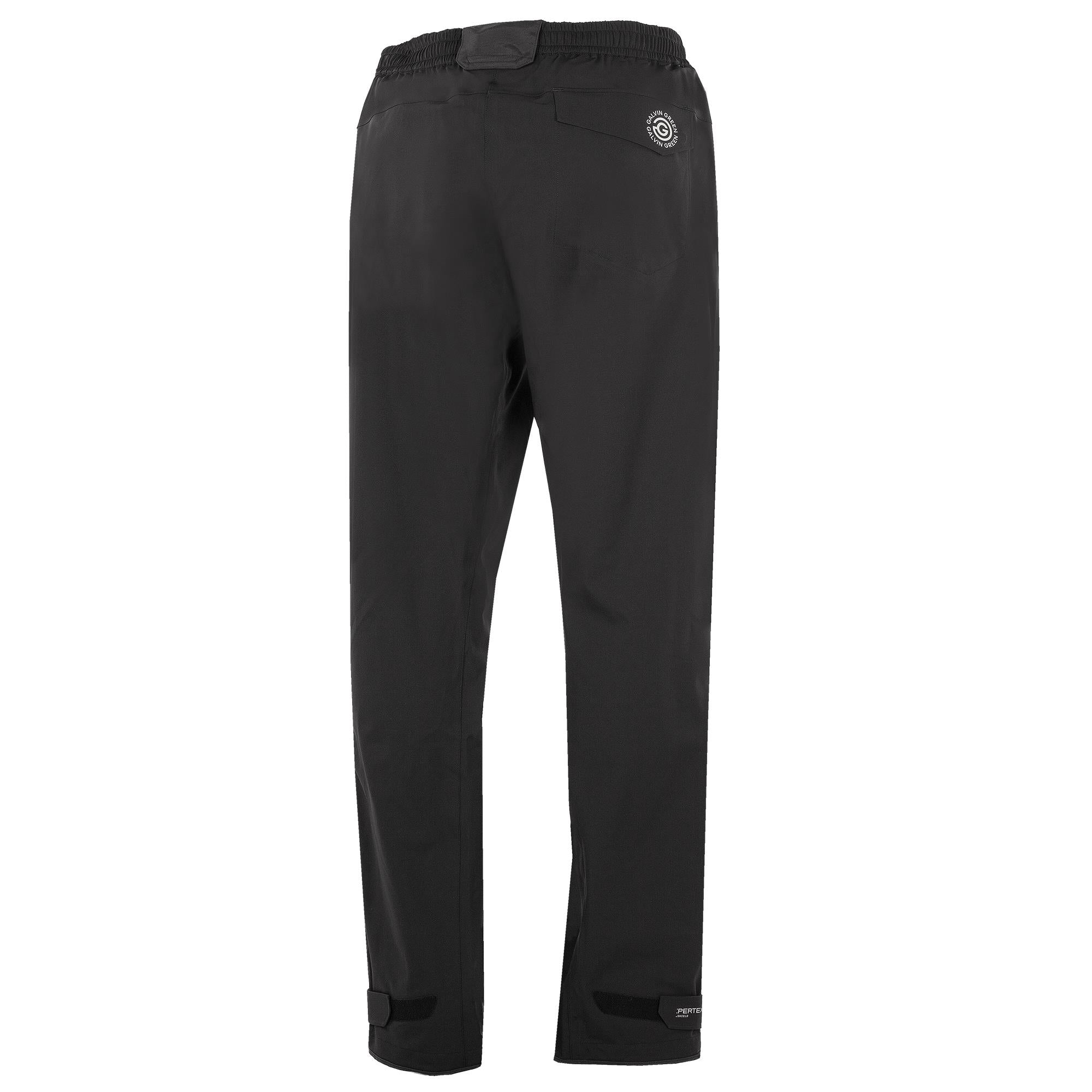 Galvin Green Alan Dryvr Pertex Mens Waterproof Golf Trousers Black