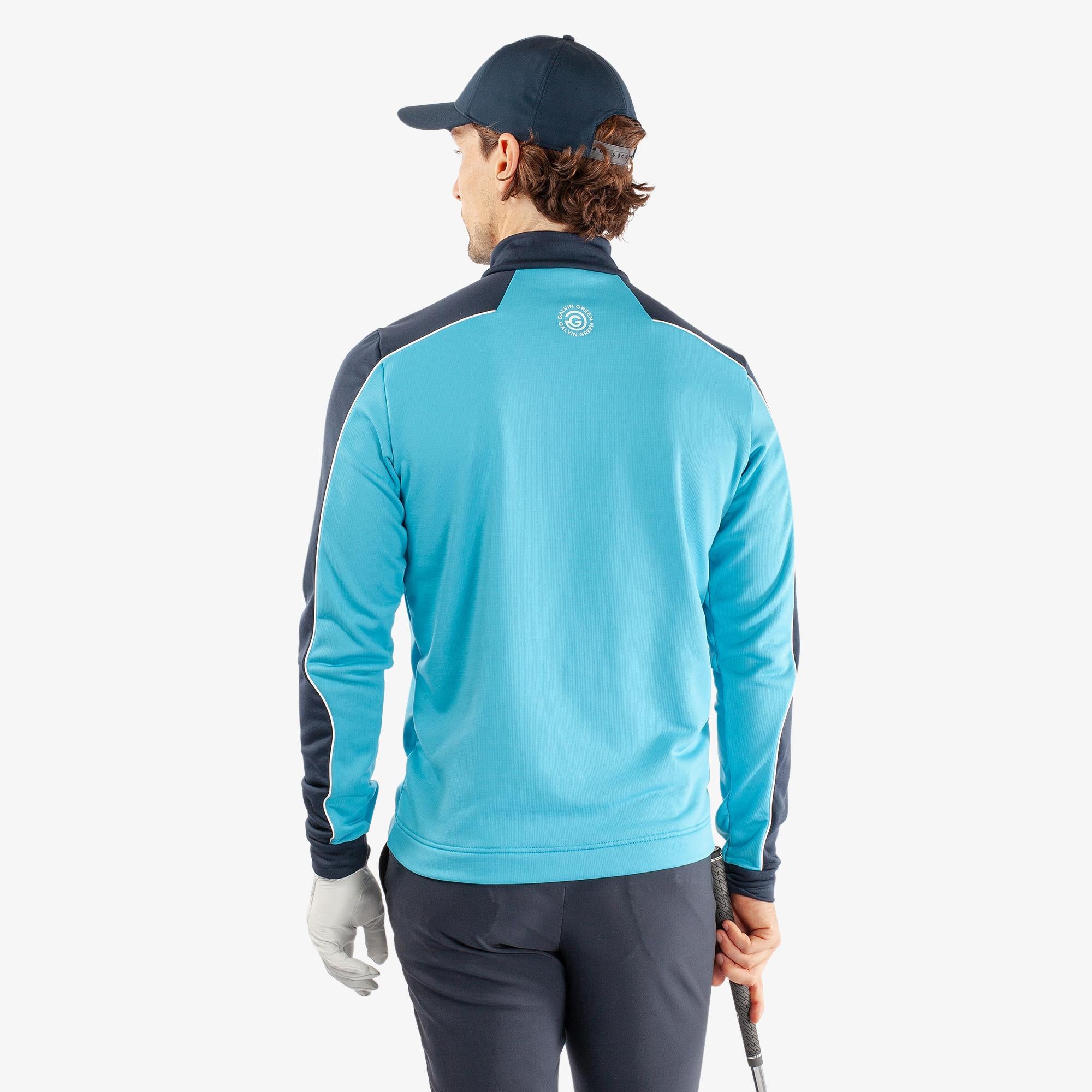 Galvin Green Dave Insulate Mens Golf Mid Layer Alaskan Blue/Navy
