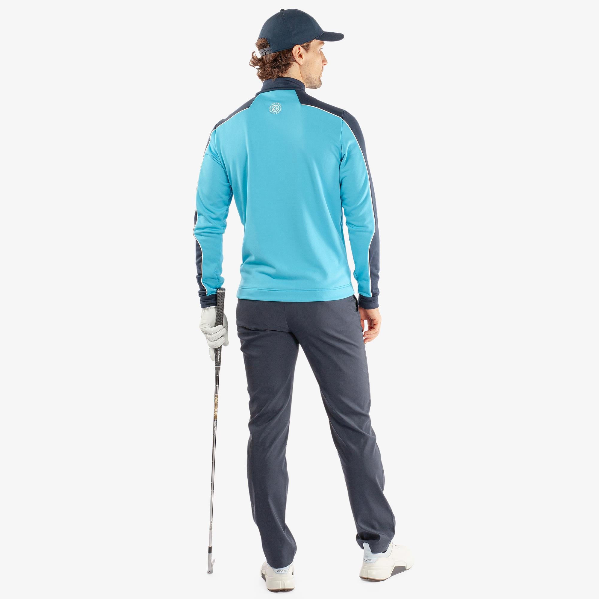 Galvin Green Dave Insulate Mens Golf Mid Layer Alaskan Blue/Navy