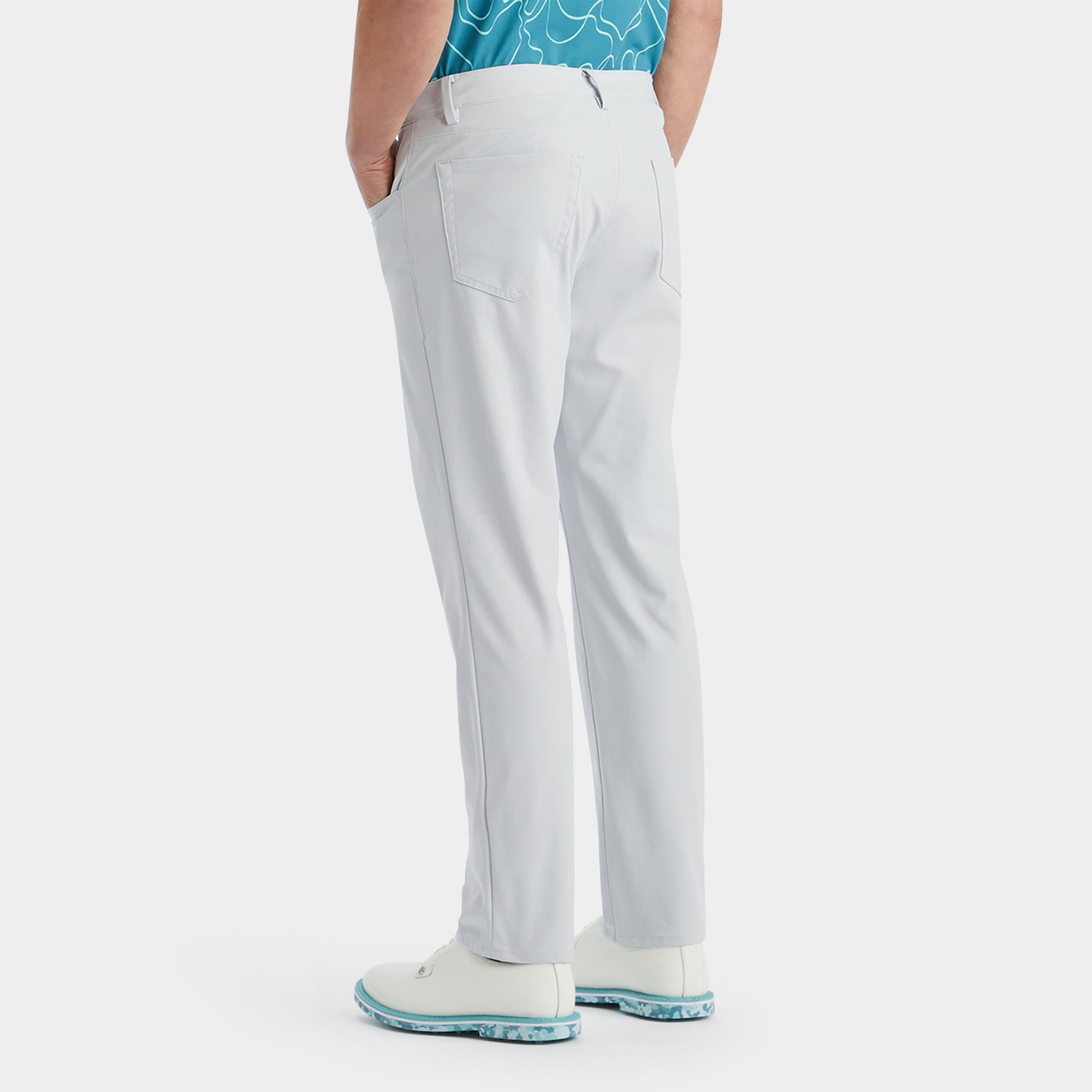 G/FORE Tour 5 Pocket Straight Leg Trousers Nimbus
