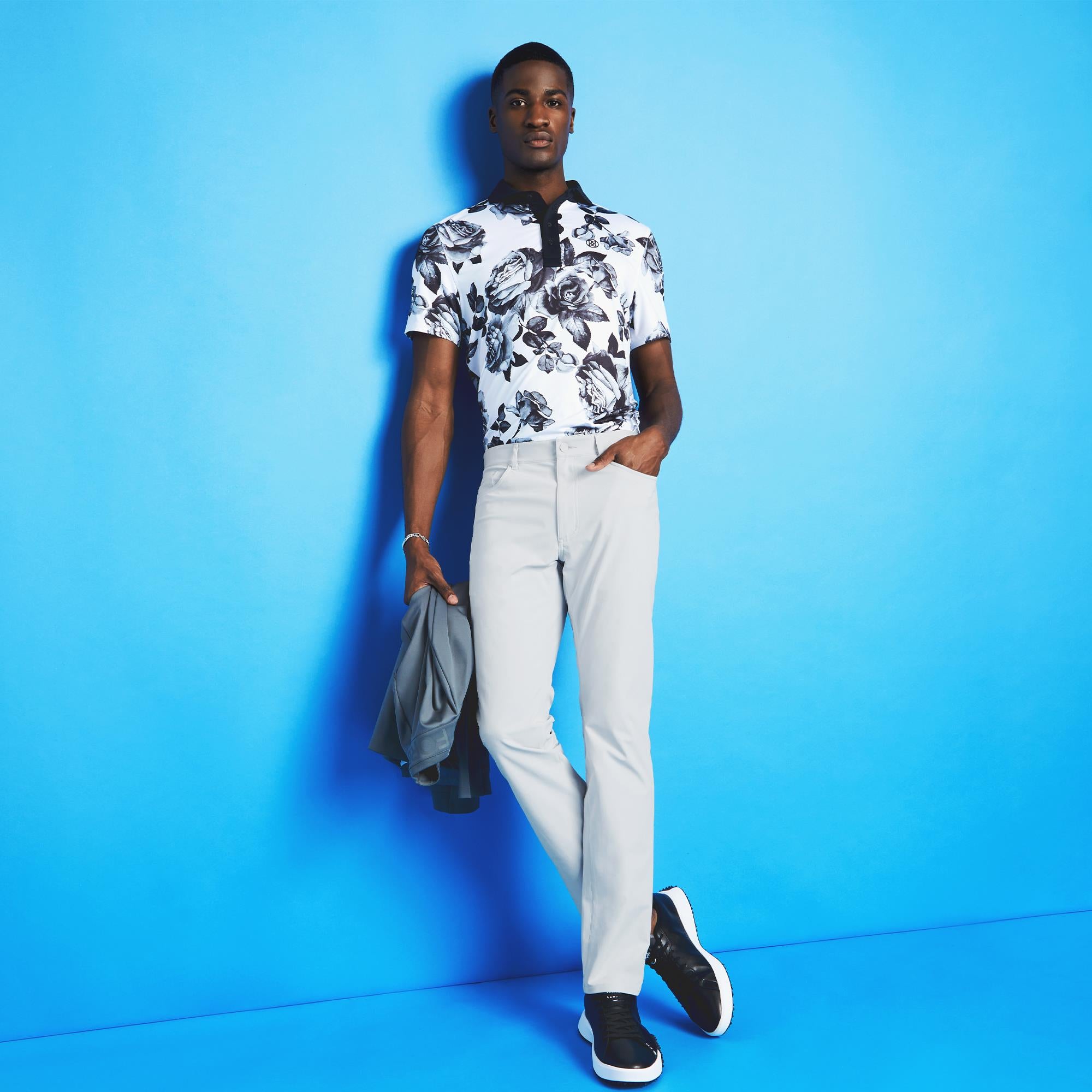 G/FORE Tour 5 Pocket Straight Leg Trousers Nimbus