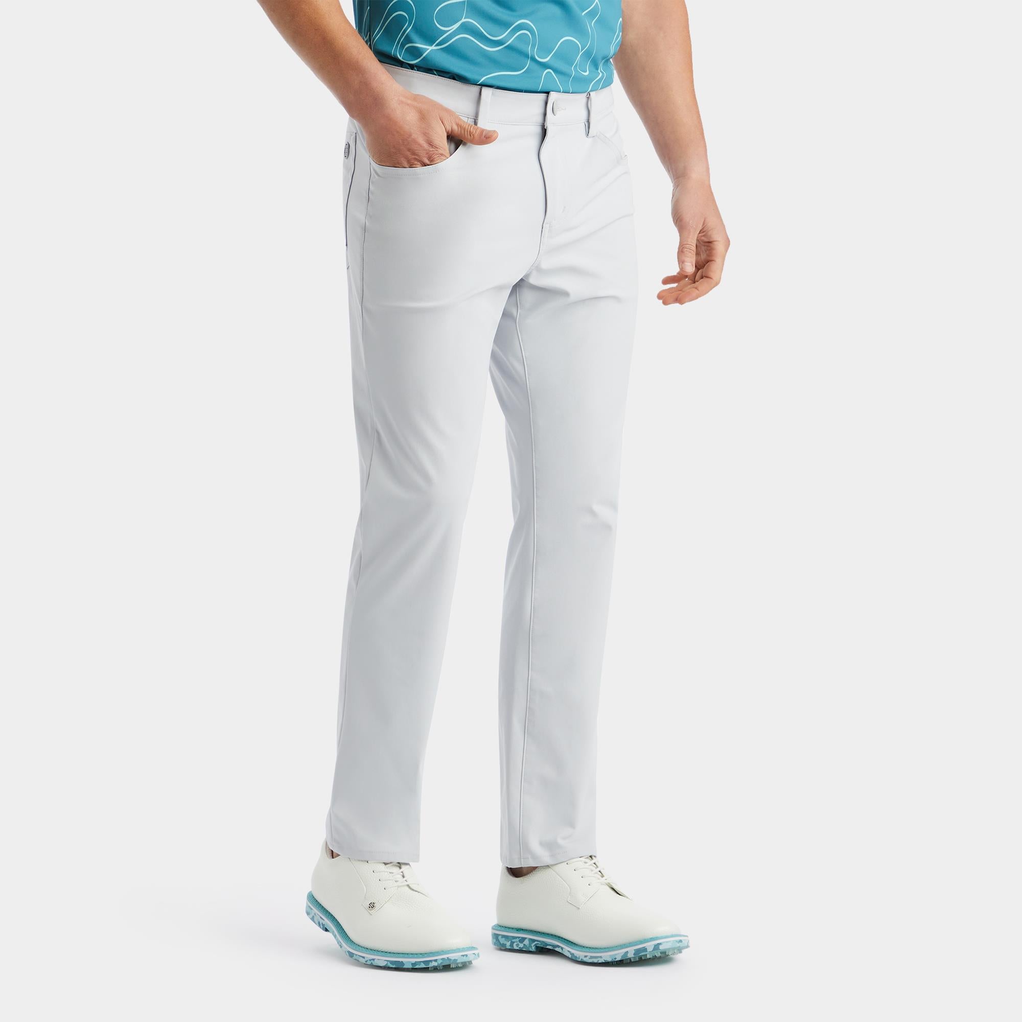 G/FORE Tour 5 Pocket Straight Leg Trousers Nimbus