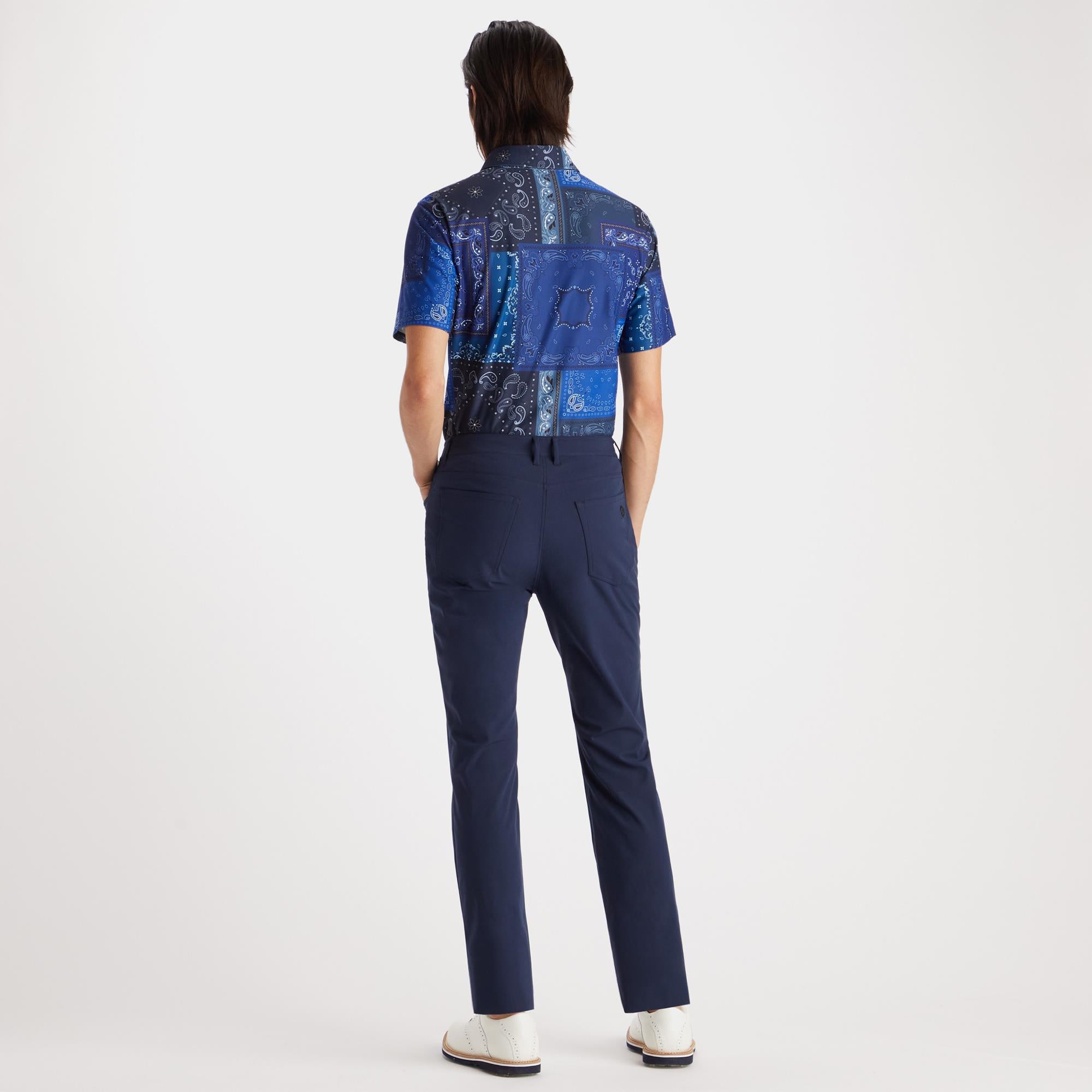 G/FORE Tour 5 Pocket Straight Leg Trousers Twilight