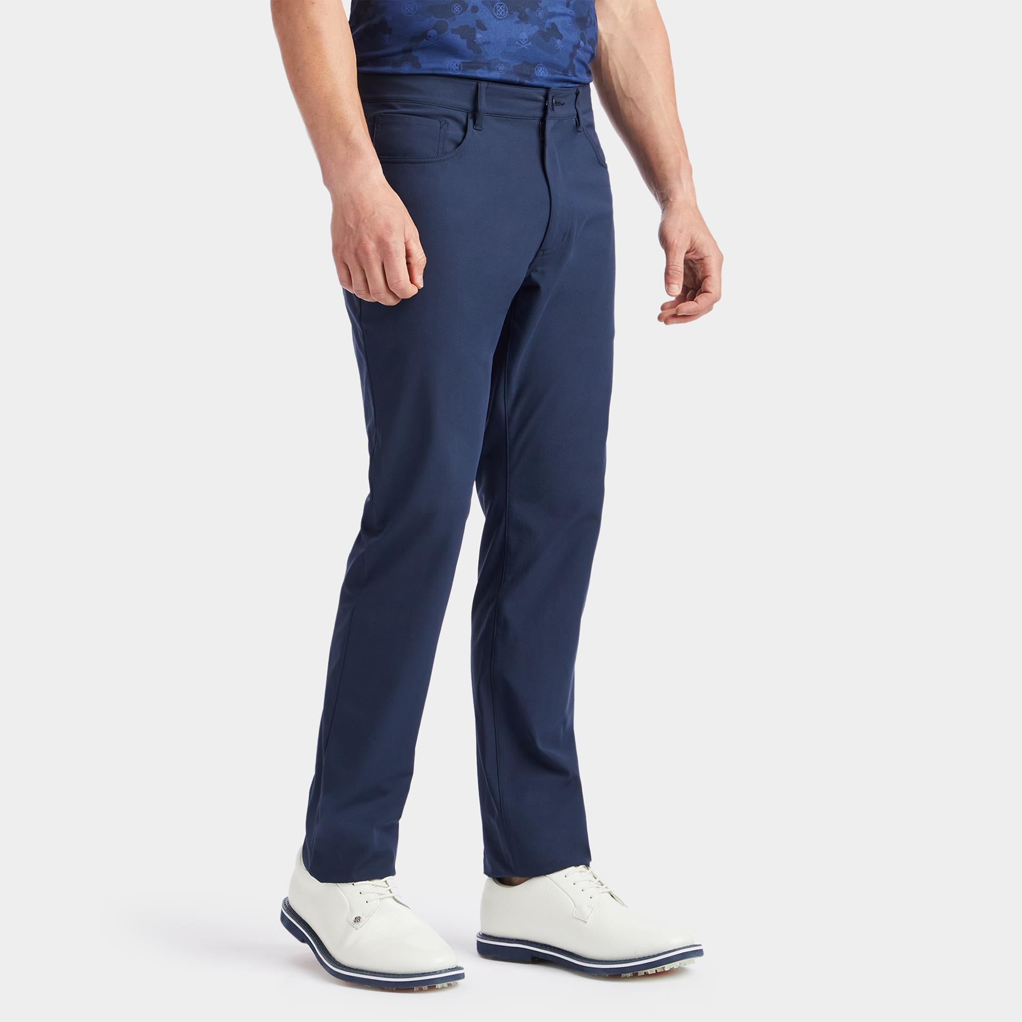 G/FORE Tour 5 Pocket Straight Leg Trousers Twilight