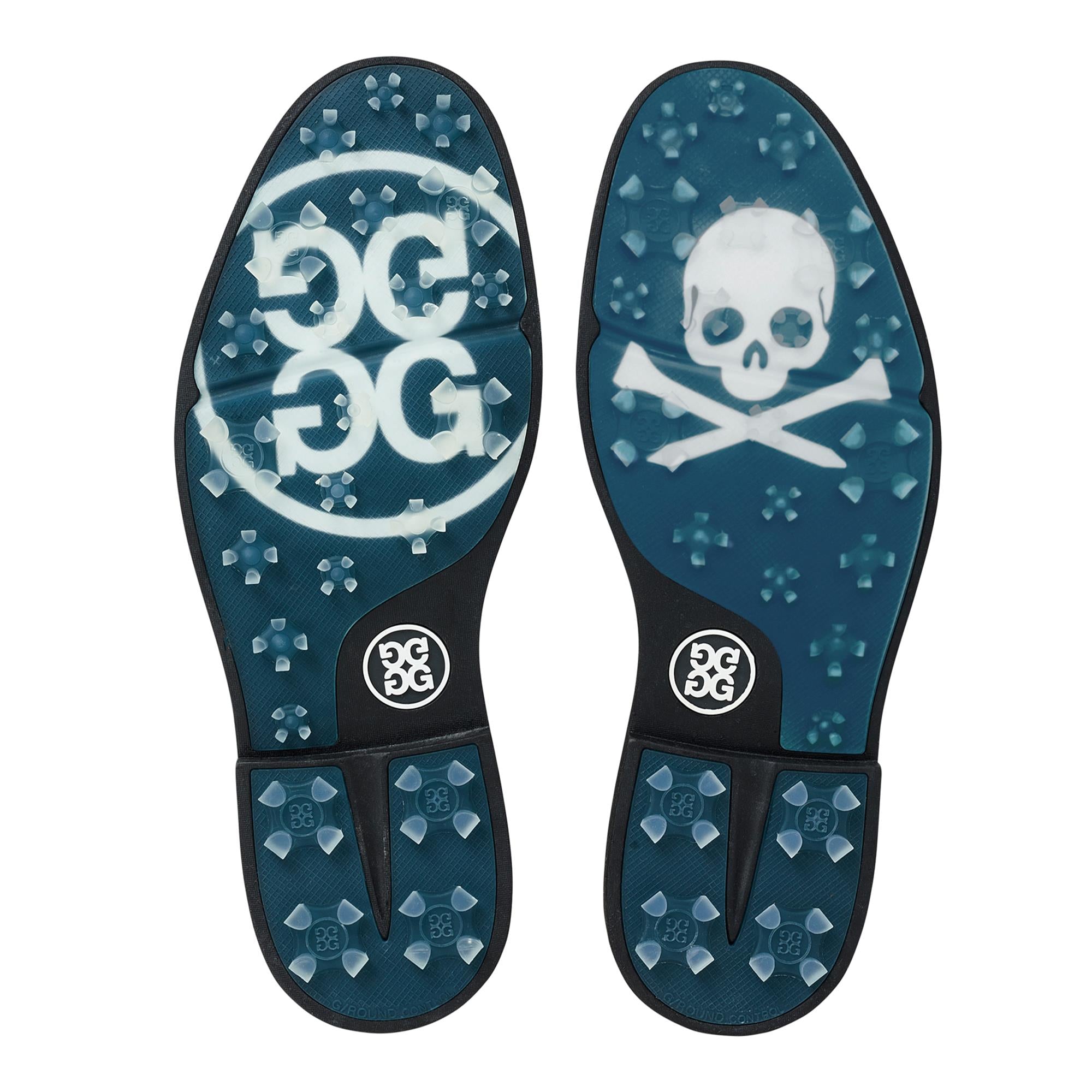 G Fore Embossed Skull Gallivanter Mens Golf Shoe Snow/Onyx