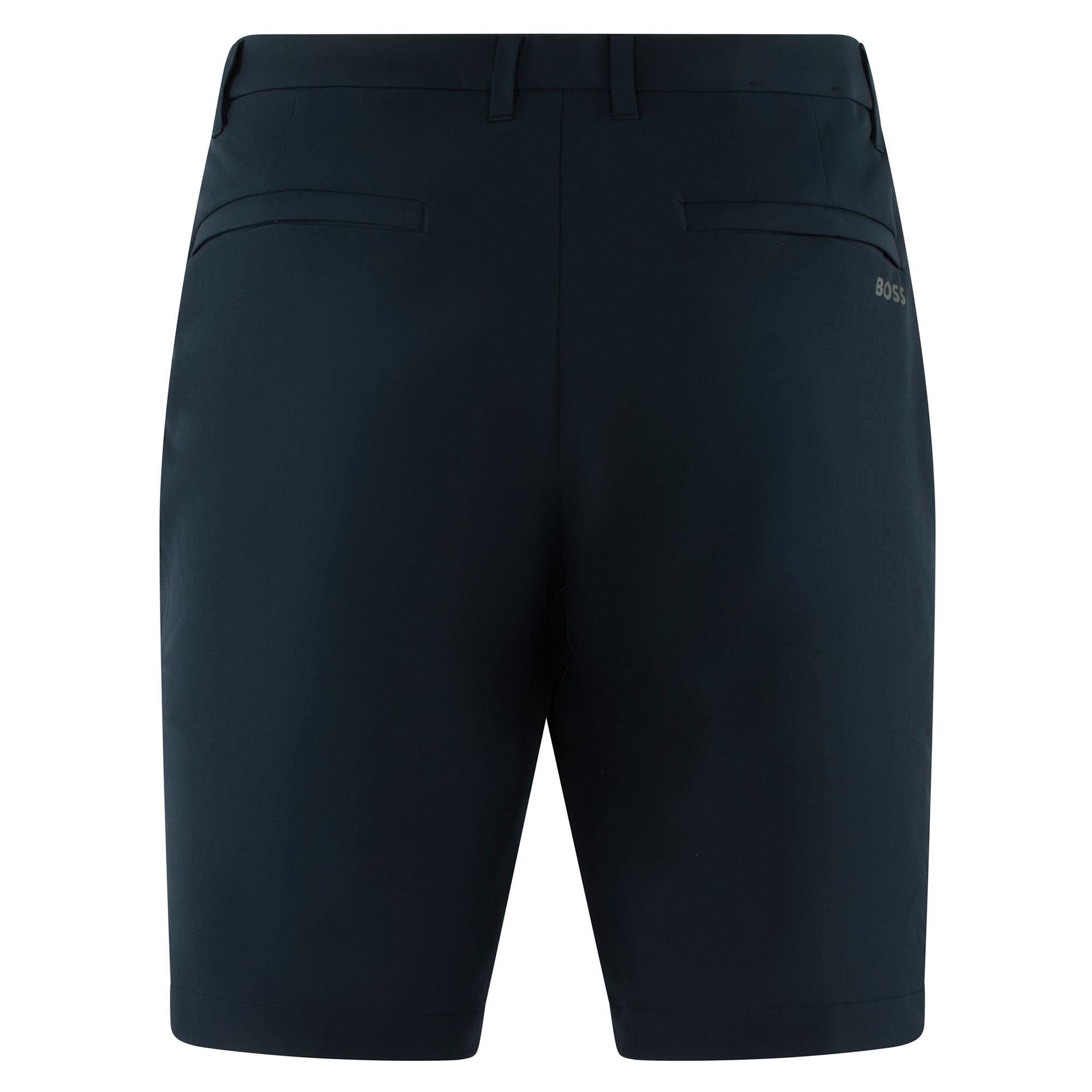 Boss S_Commuter Slim Fit Stretch Shorts Navy