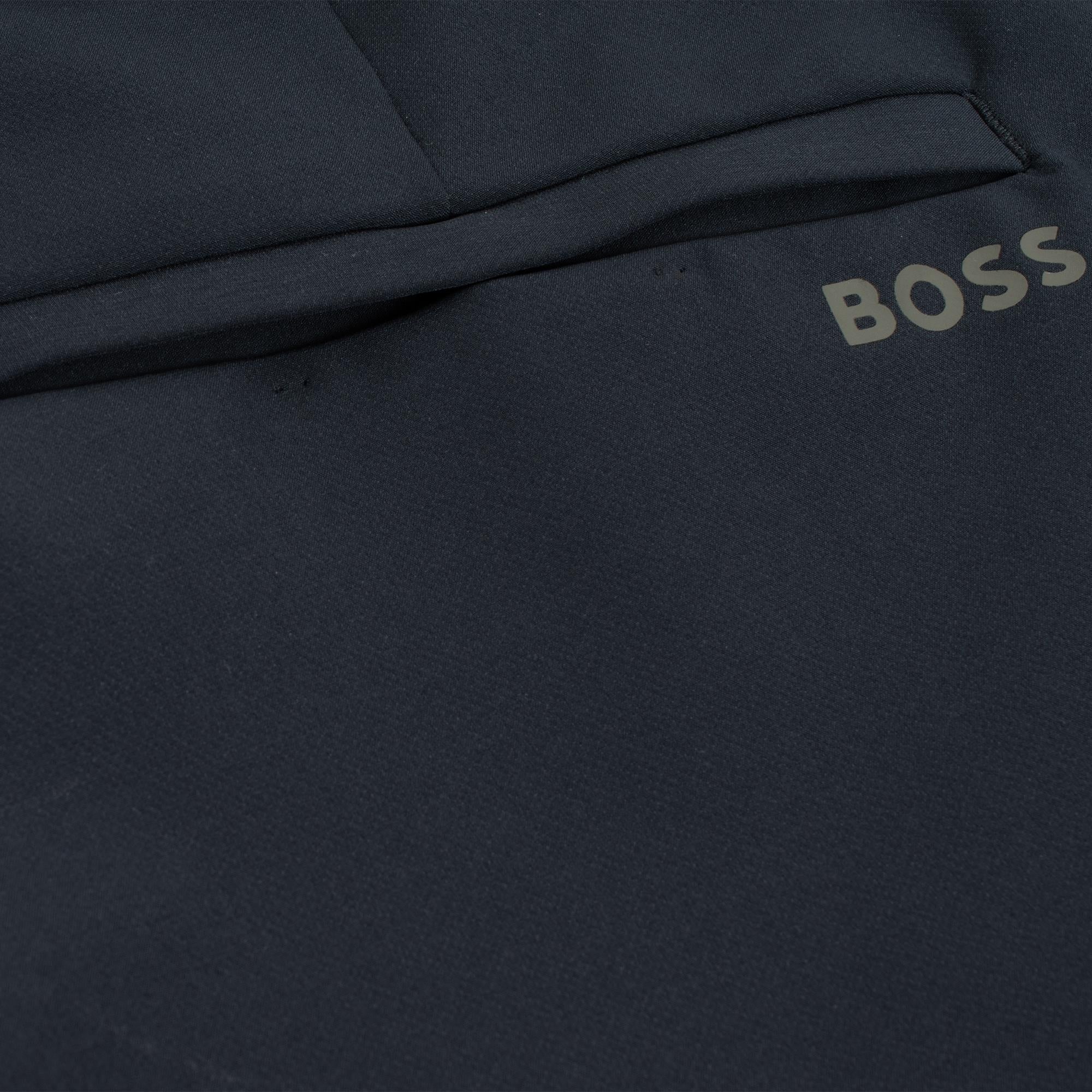 Boss S_Commuter Slim Fit Stretch Shorts Navy