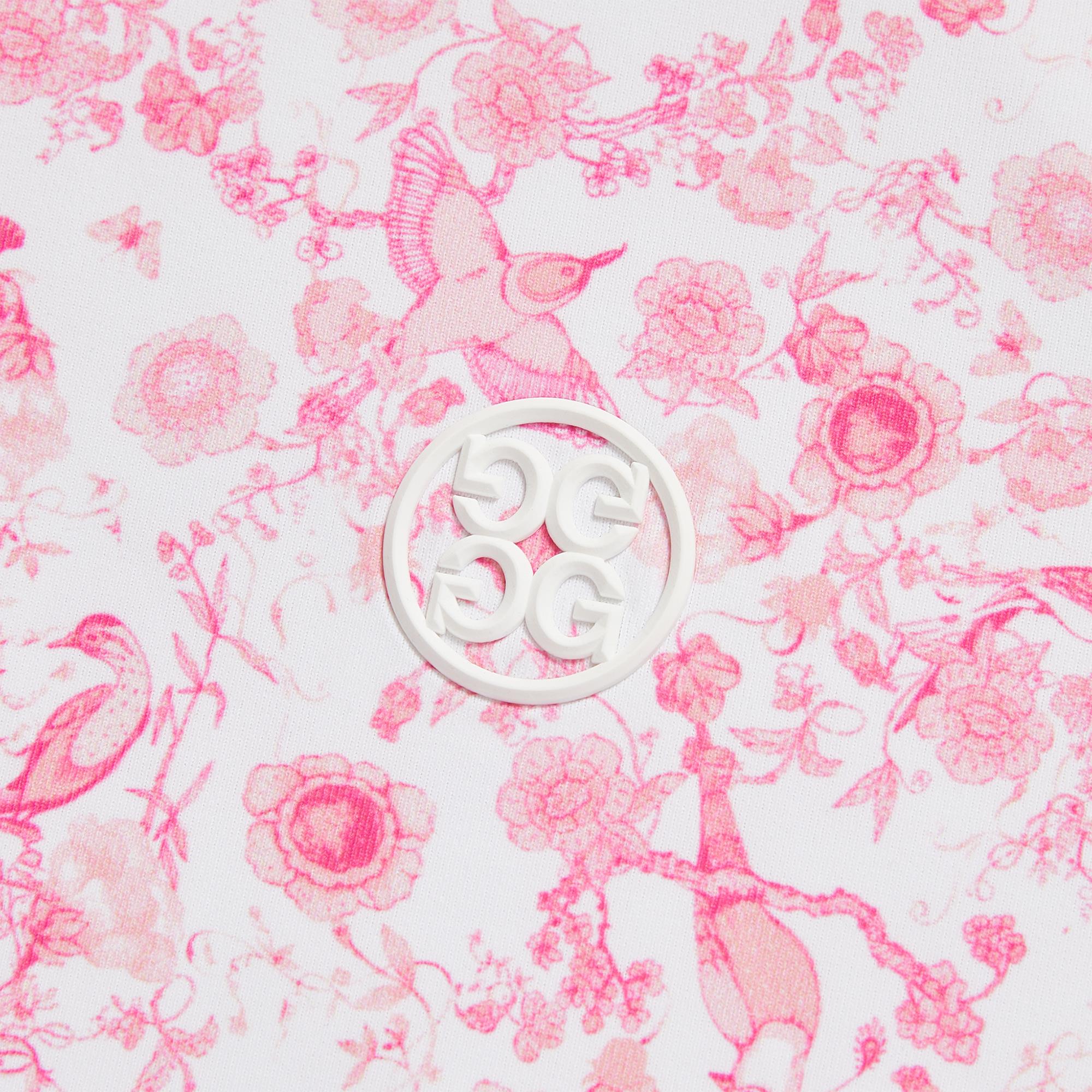 G/FORE Botanic Garden Tech Jersey Mens Golf Polo Shirt Trifle