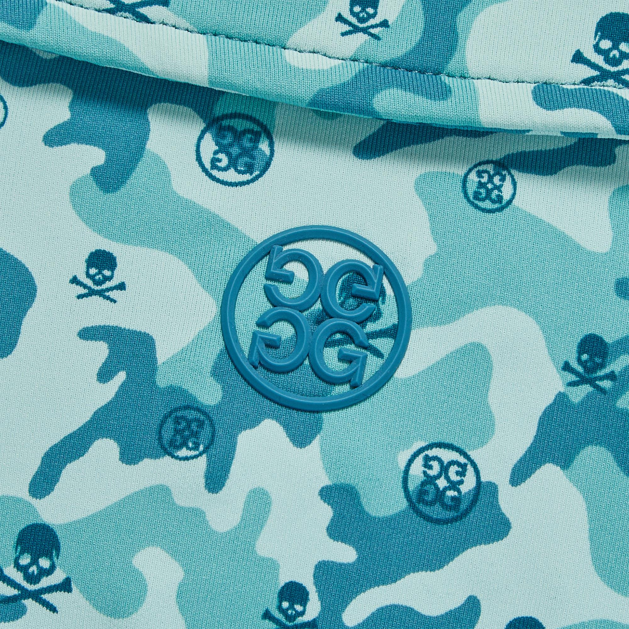 G/FORE Mapped Icon Camo Tech Jersey Mens Golf Polo Monsoon