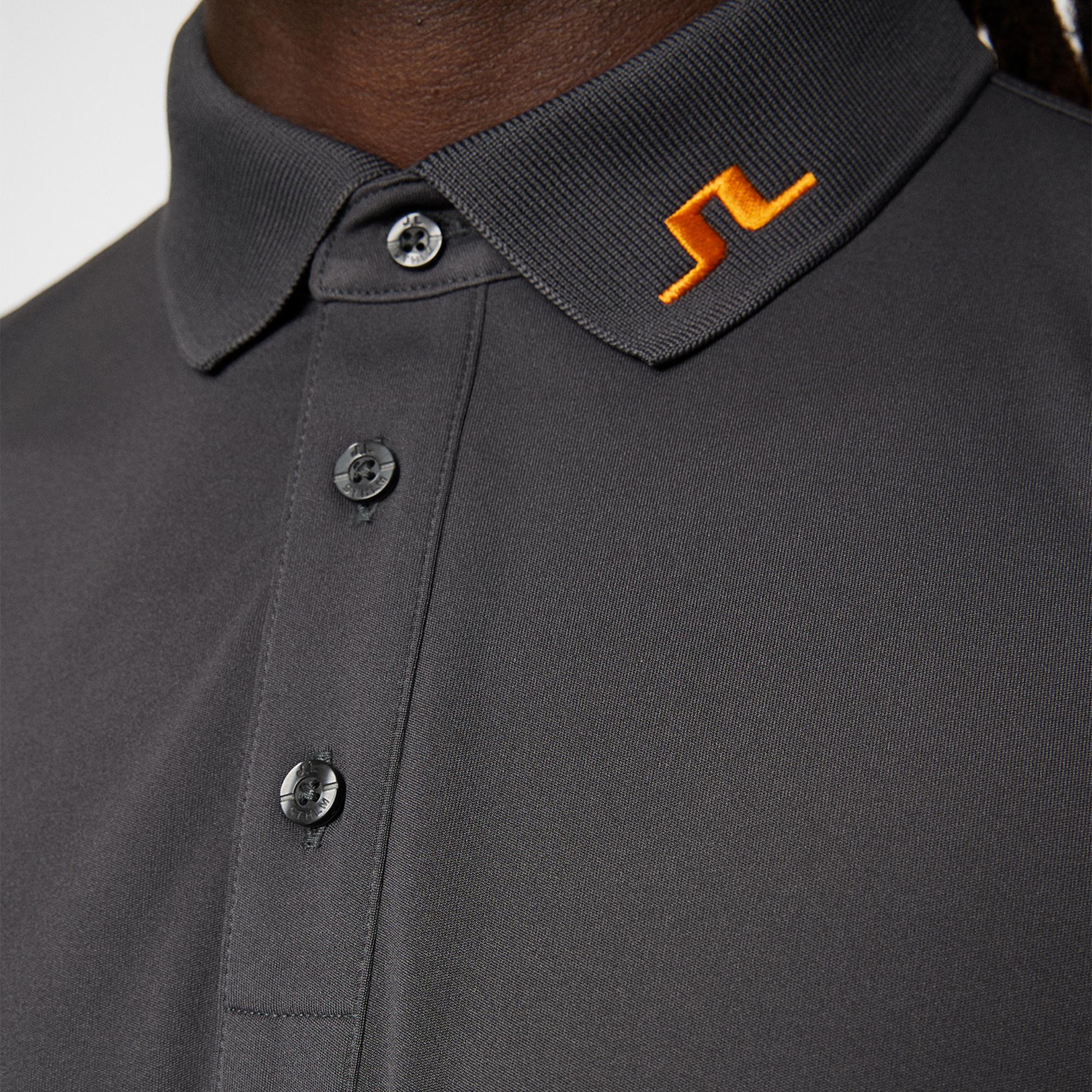 J Lindeberg KV Mens Golf Polo Shirt Asphalt