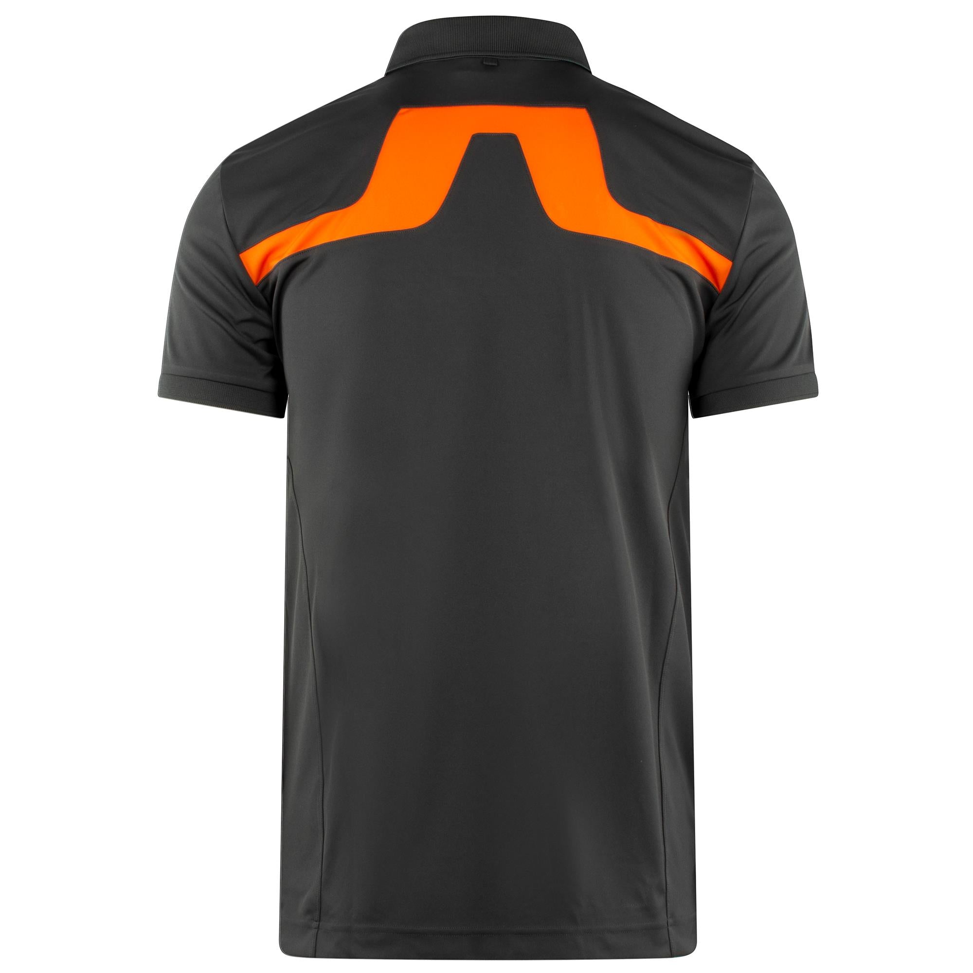 J Lindeberg KV Mens Golf Polo Shirt Asphalt