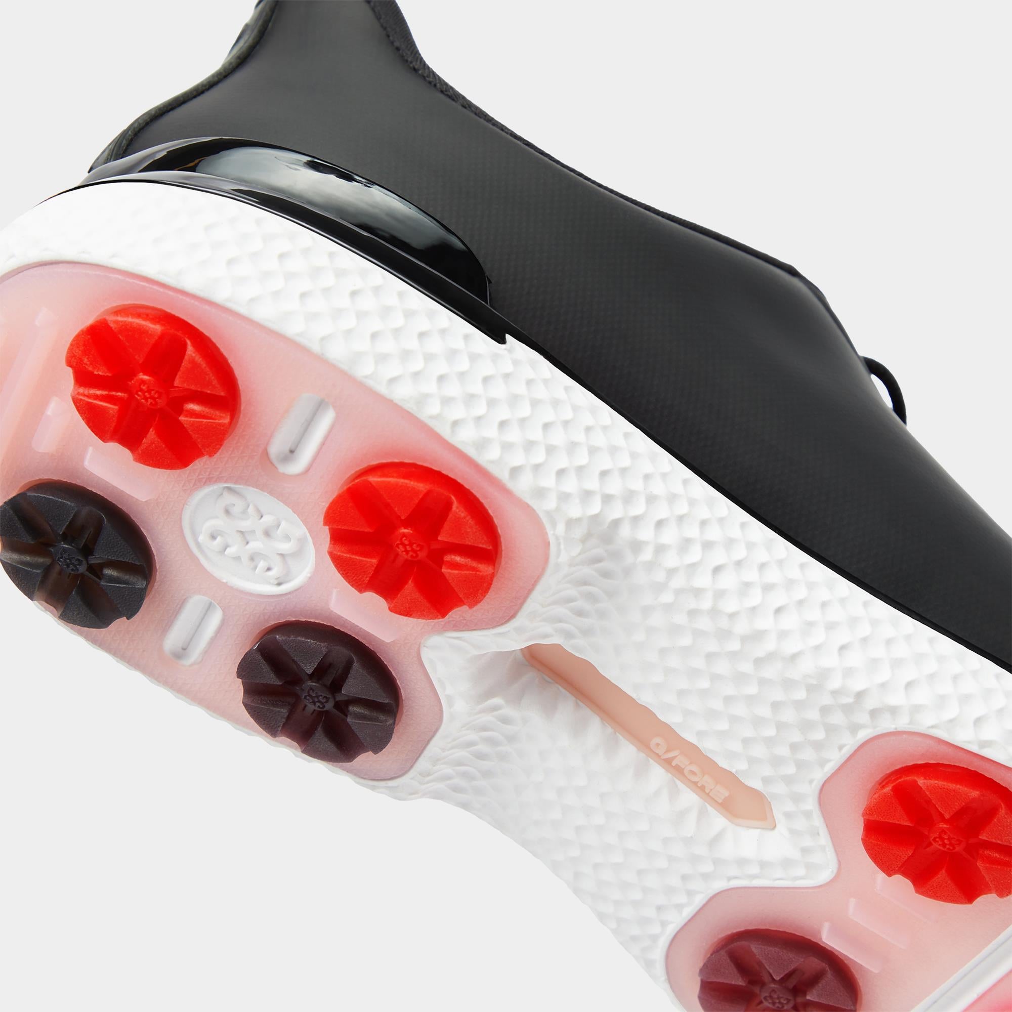 G/FORE Gallivan2r Side Stripe Kiltie Ladies Golf Shoes Onyx