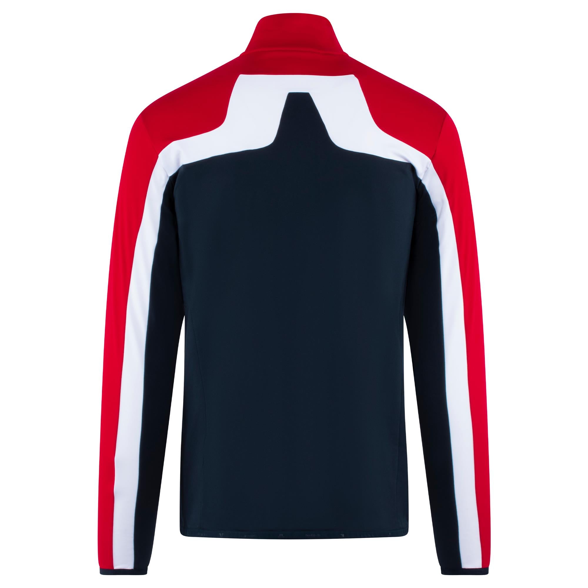 J Lindeberg Jarvis Mens Golf Mid Layer Barbados Cherry