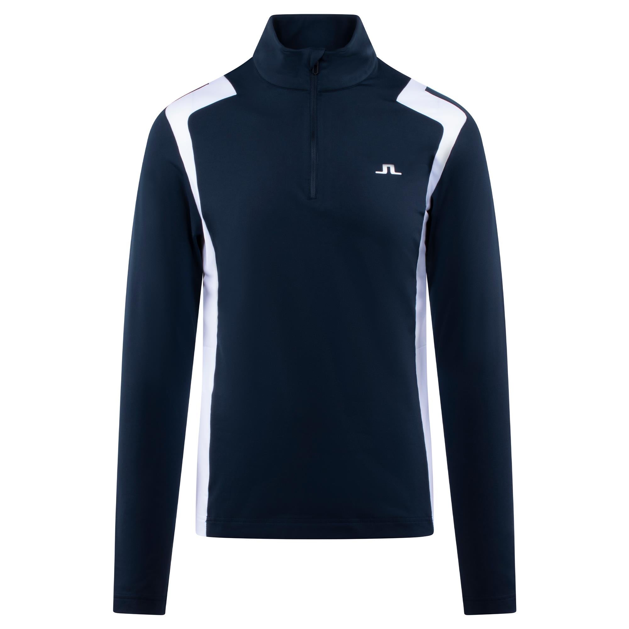 J Lindeberg Lukas Quarter Zip Mens Golf Mid Layer Navy